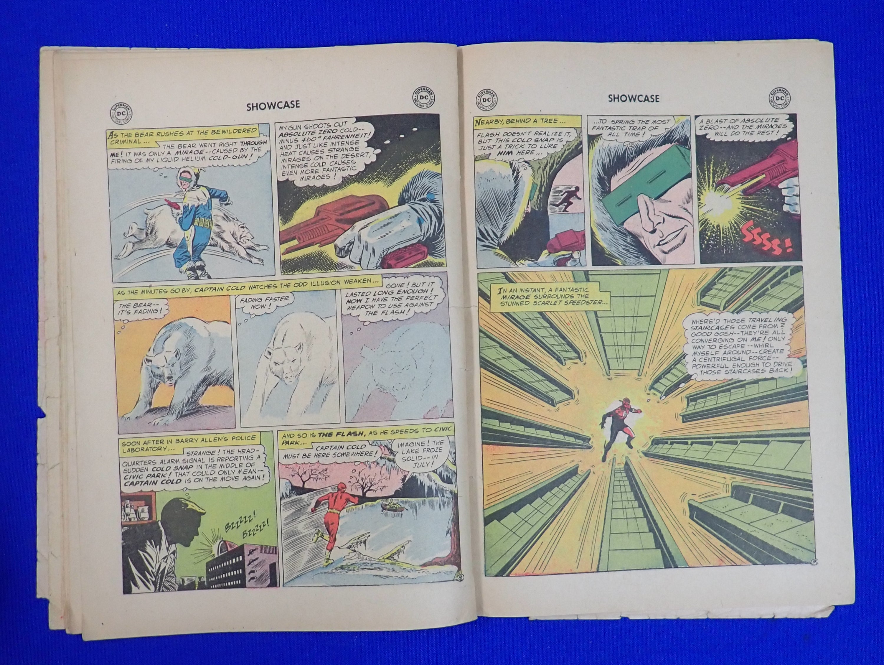 Showcase #8 (1957) - FR (1.0) - 2nd Flash - Low grade + Tape on cover