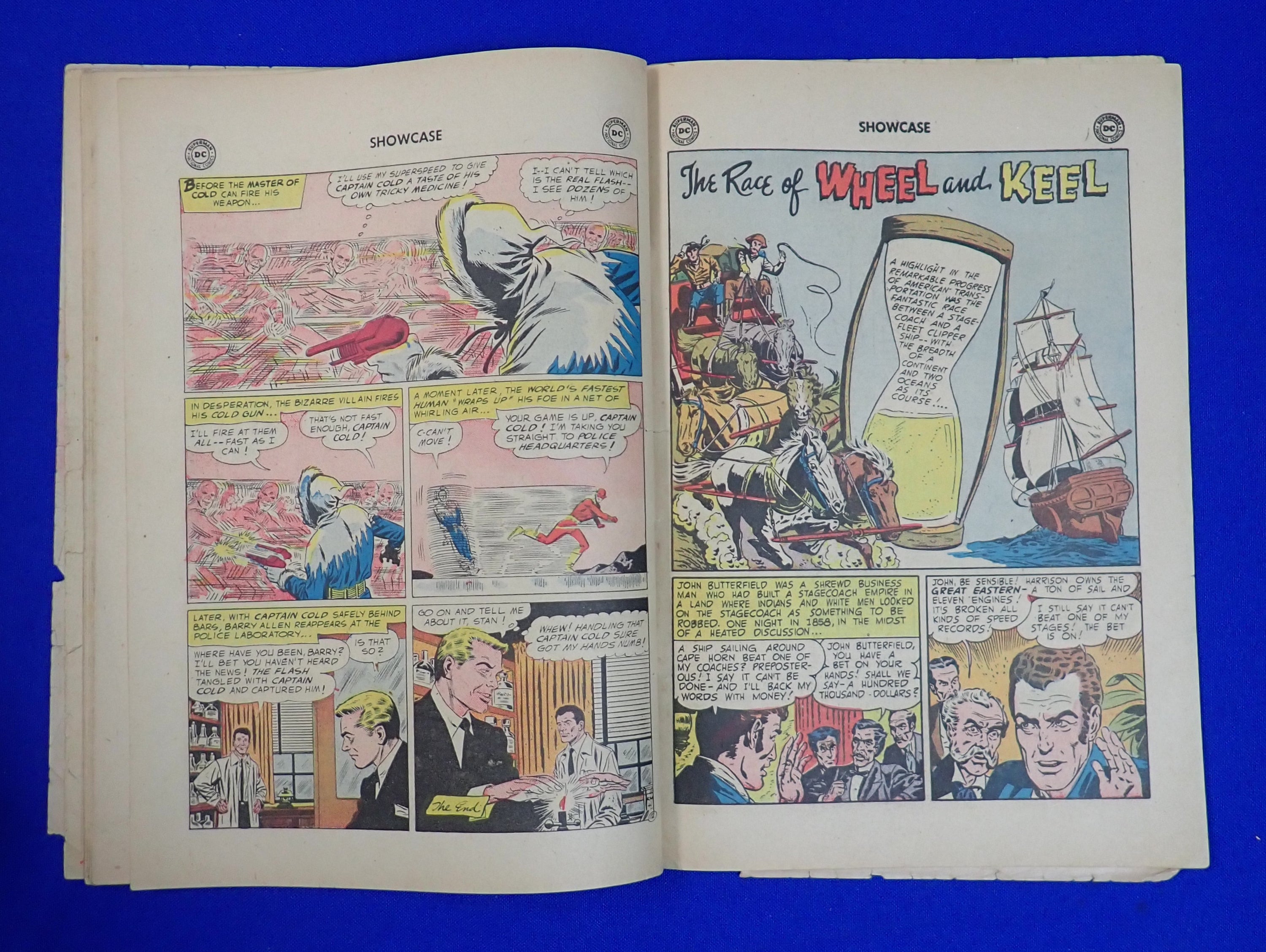 Showcase #8 (1957) - FR (1.0) - 2nd Flash - Low grade + Tape on cover