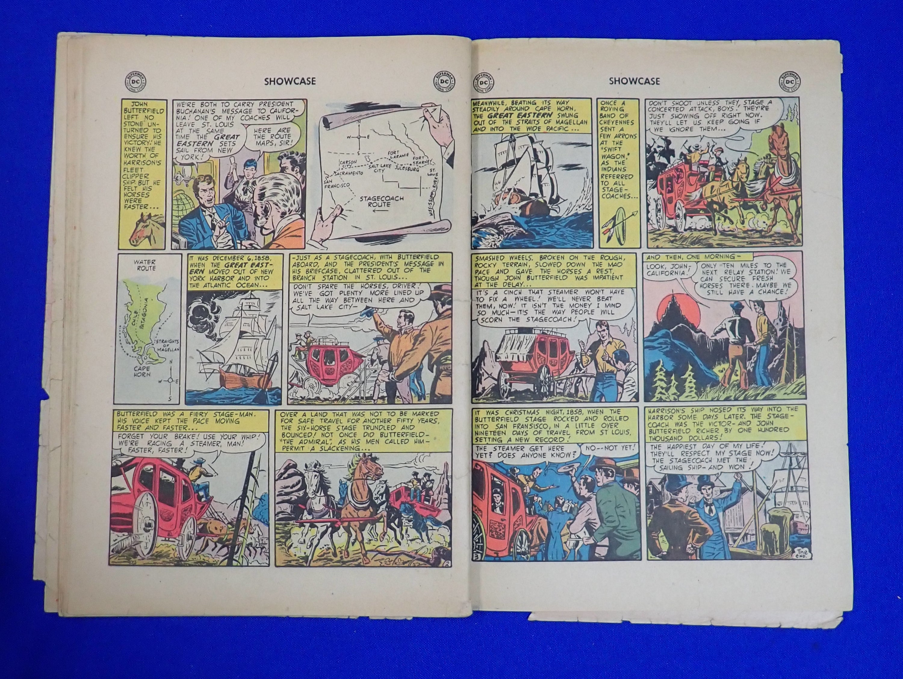 Showcase #8 (1957) - FR (1.0) - 2nd Flash - Low grade + Tape on cover