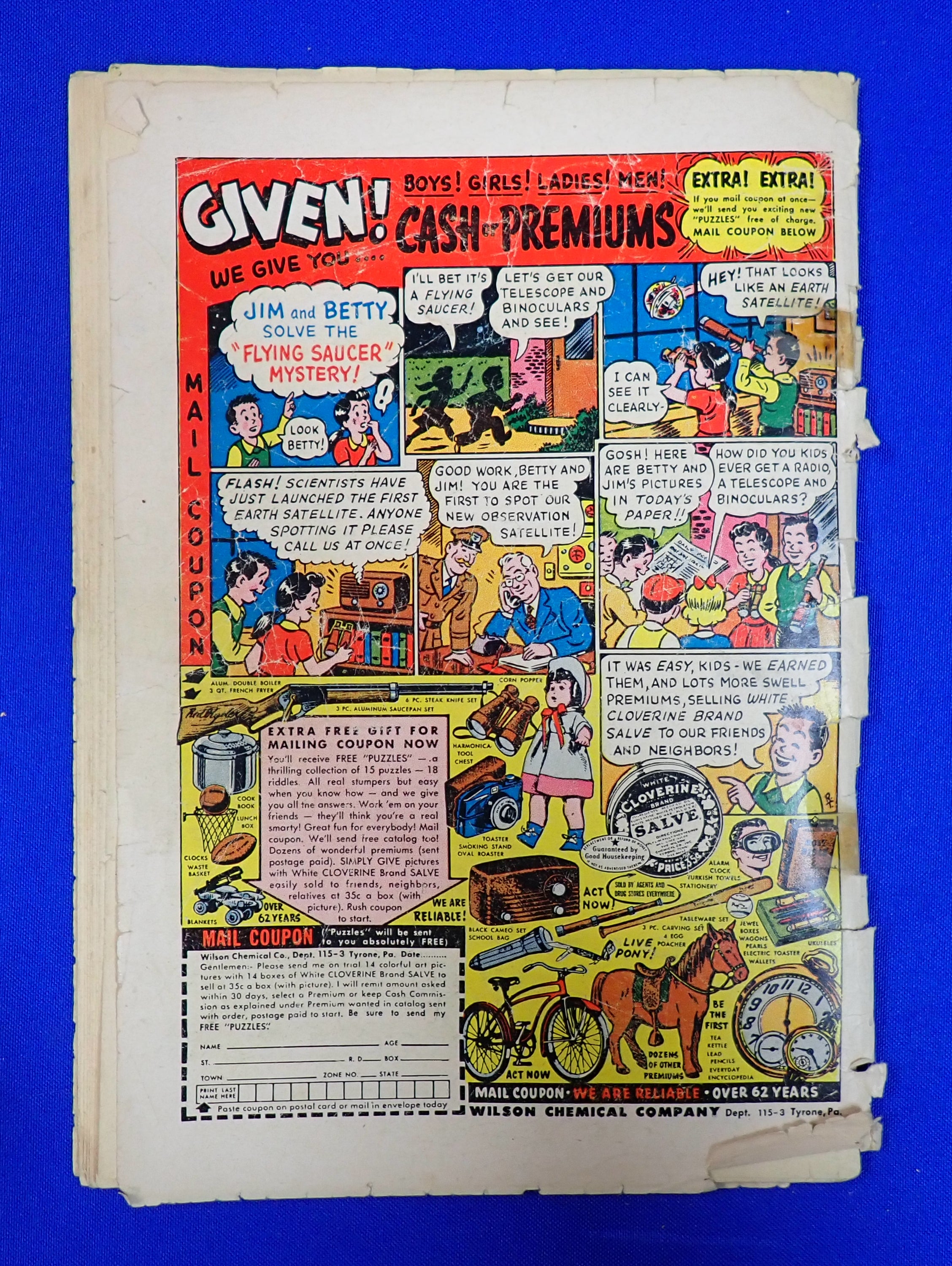 Showcase #8 (1957) - FR (1.0) - 2nd Flash - Low grade + Tape on cover