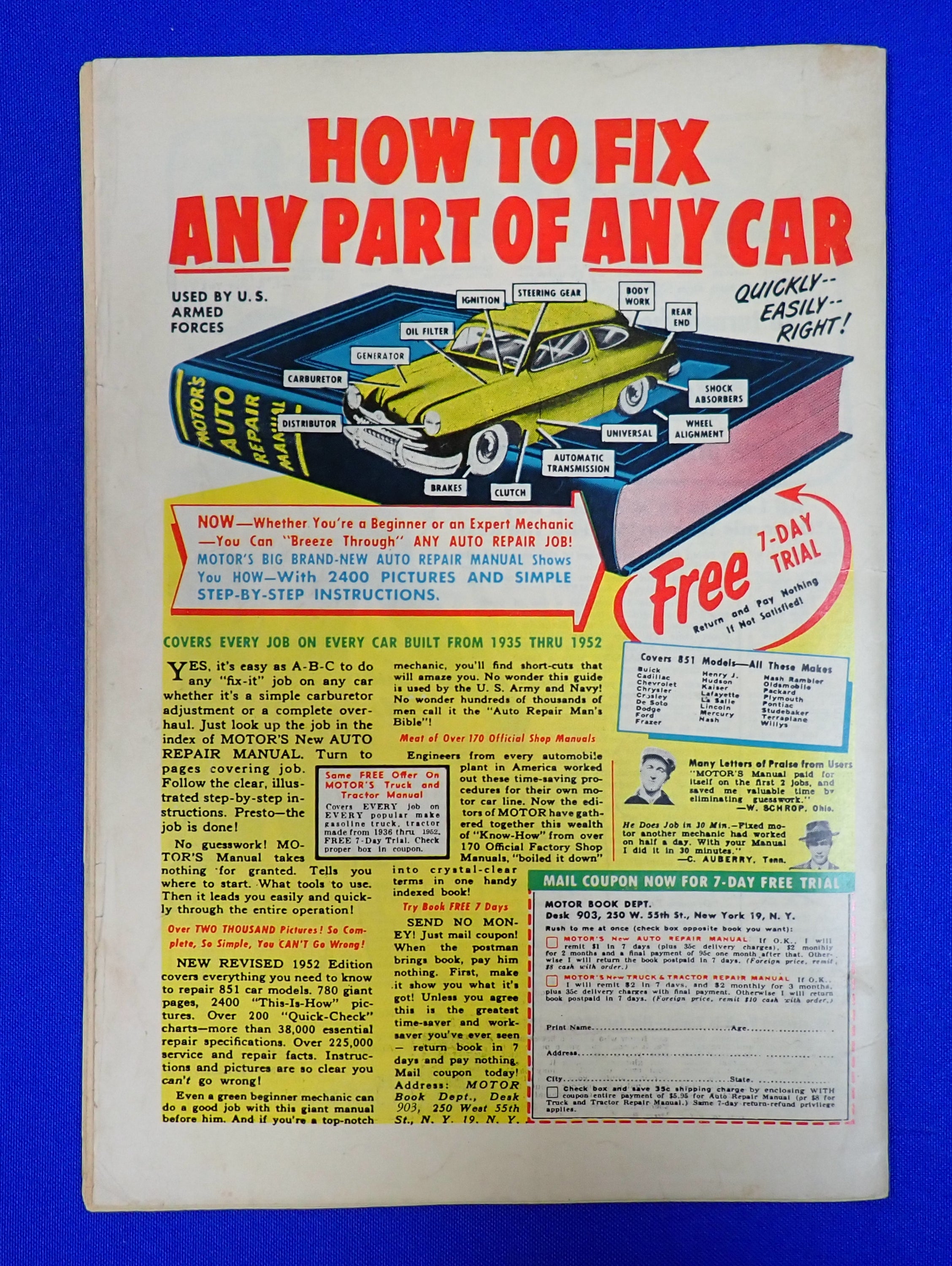 Adventures Into the Unknown #42 (1953) - VG+ (4.5)