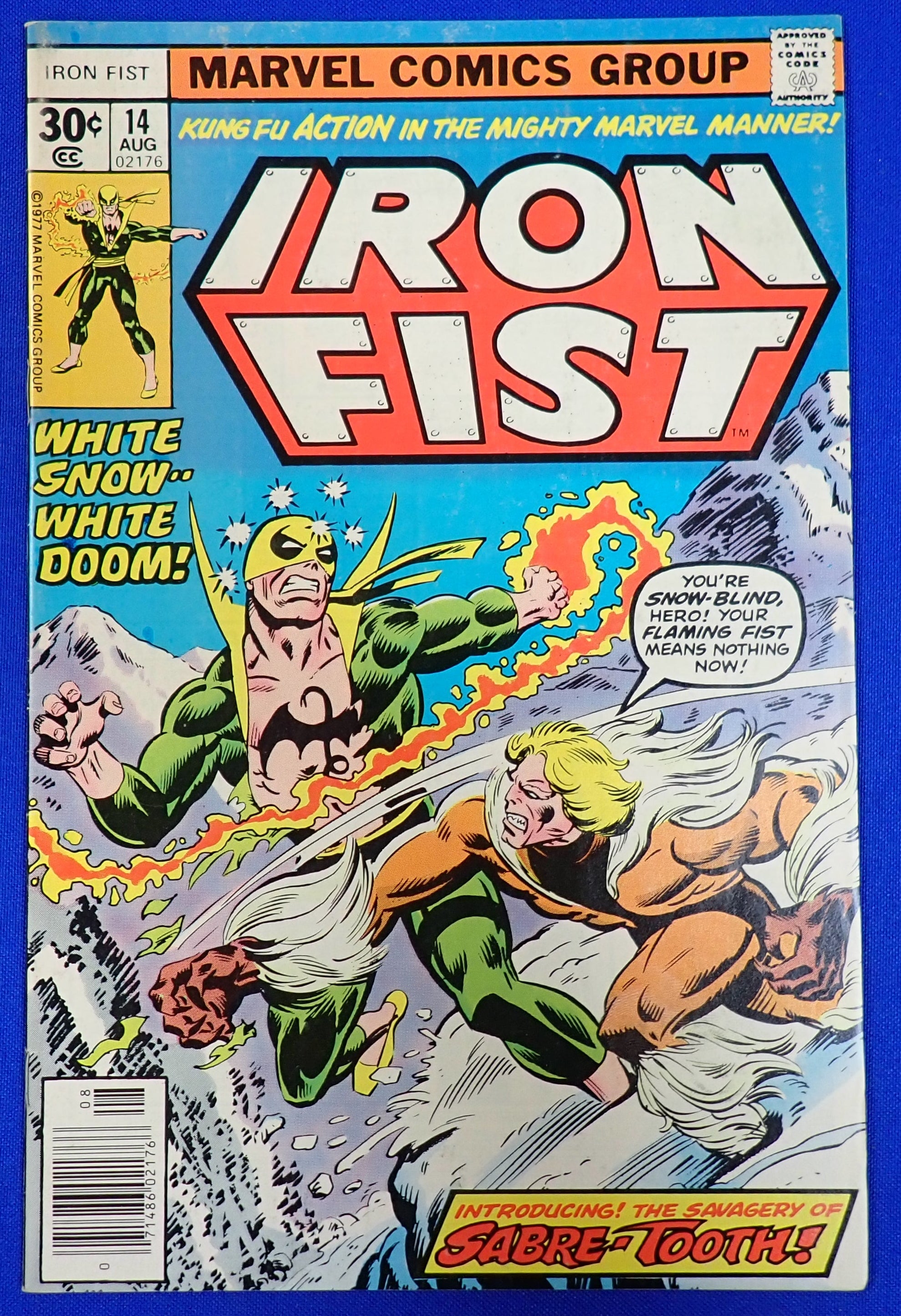 Iron Fist #14 (1977) - VF- (7.5) - 1st Sabretooth
