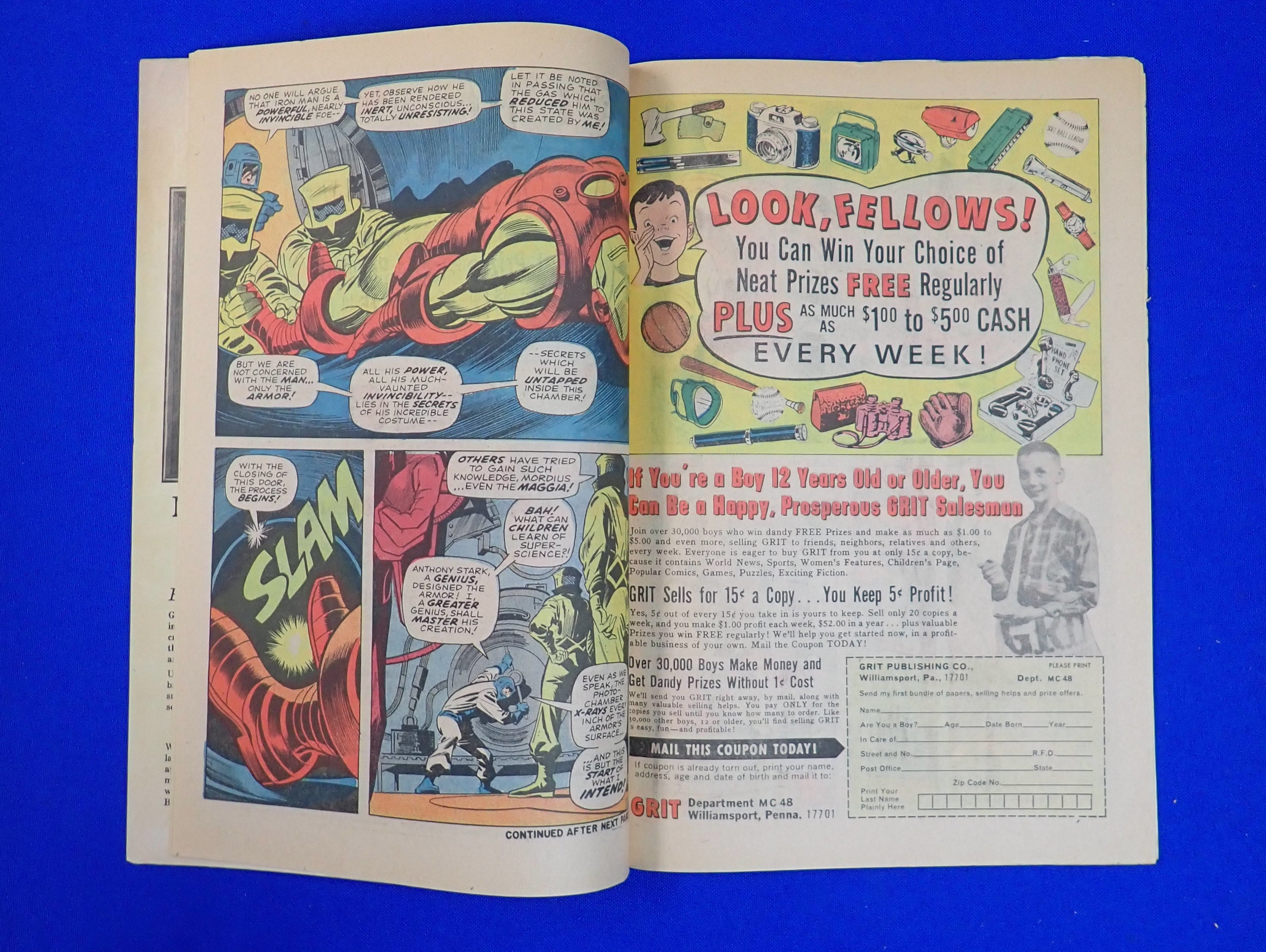 Iron Man #1 (1968) - FN- (5.5) - 1st Solo Iron Man Series