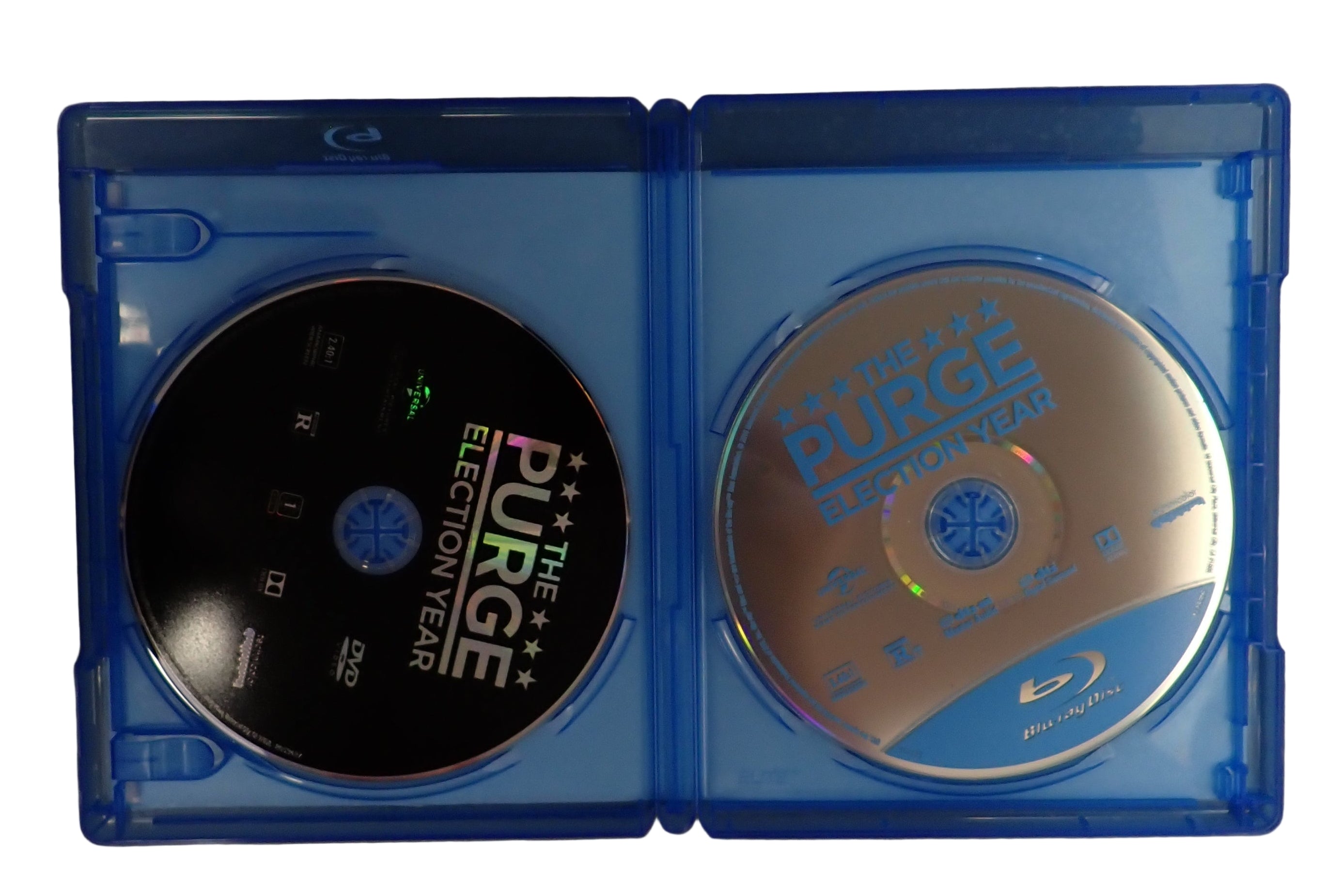 The Purge: Election Year (Blu-ray + DVD, 2016) w/ Slipcover (Pre-owned)