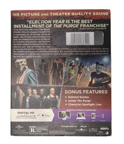 The Purge: Election Year (Blu-ray + DVD, 2016) w/ Slipcover (Pre-owned)