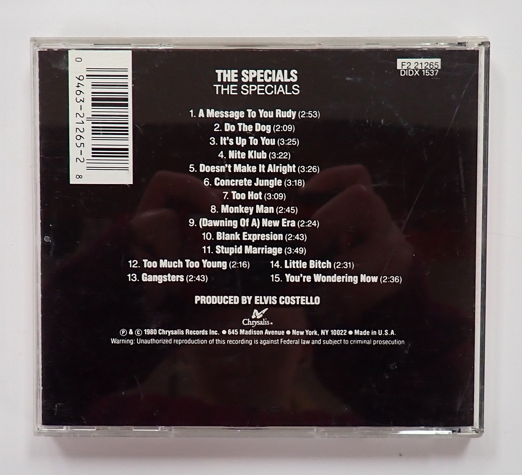 The Specials - Self-Titled - CD