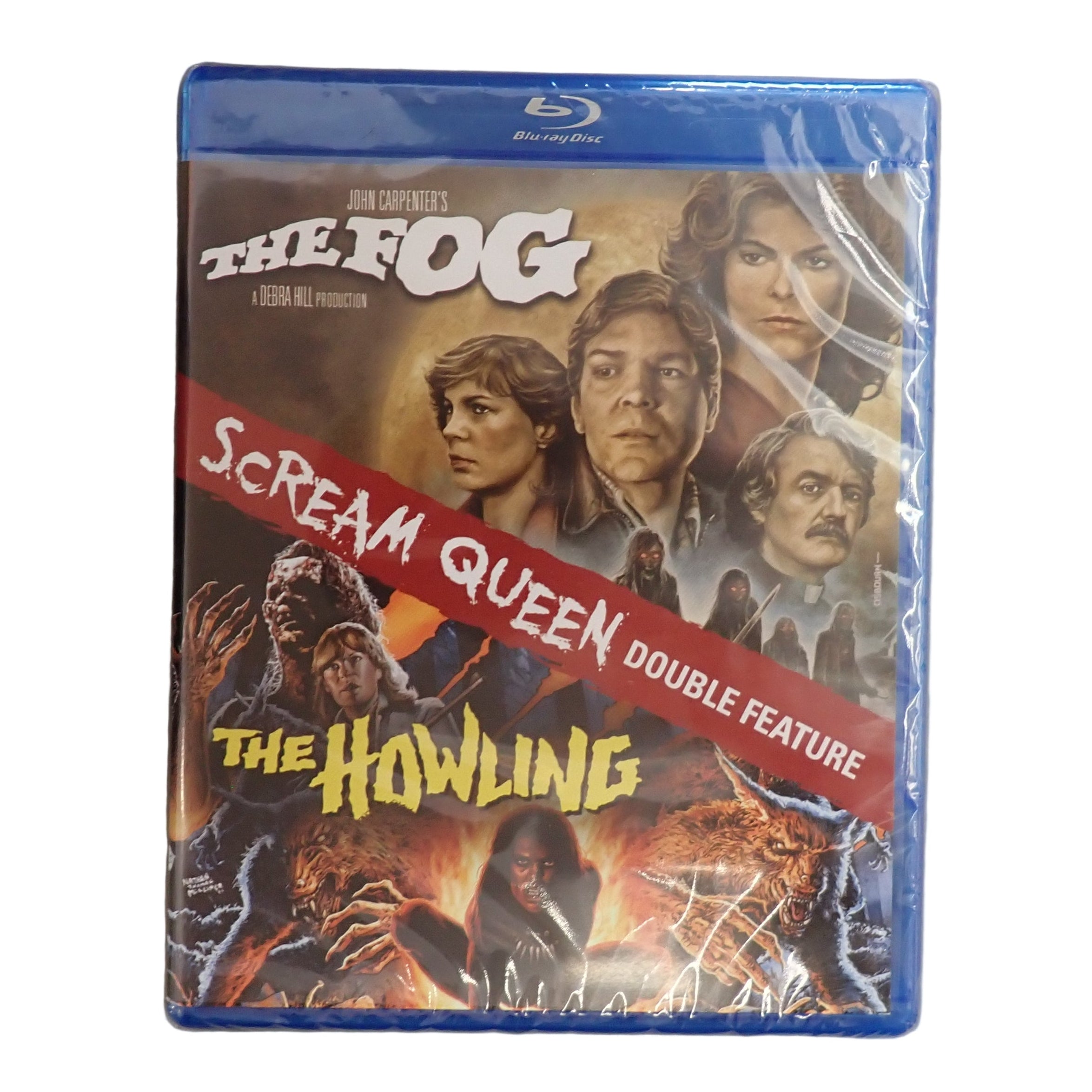 Scream Queen Double Feature: The Fog/The Howling (Blu-ray) New Sealed (Pre-owned)