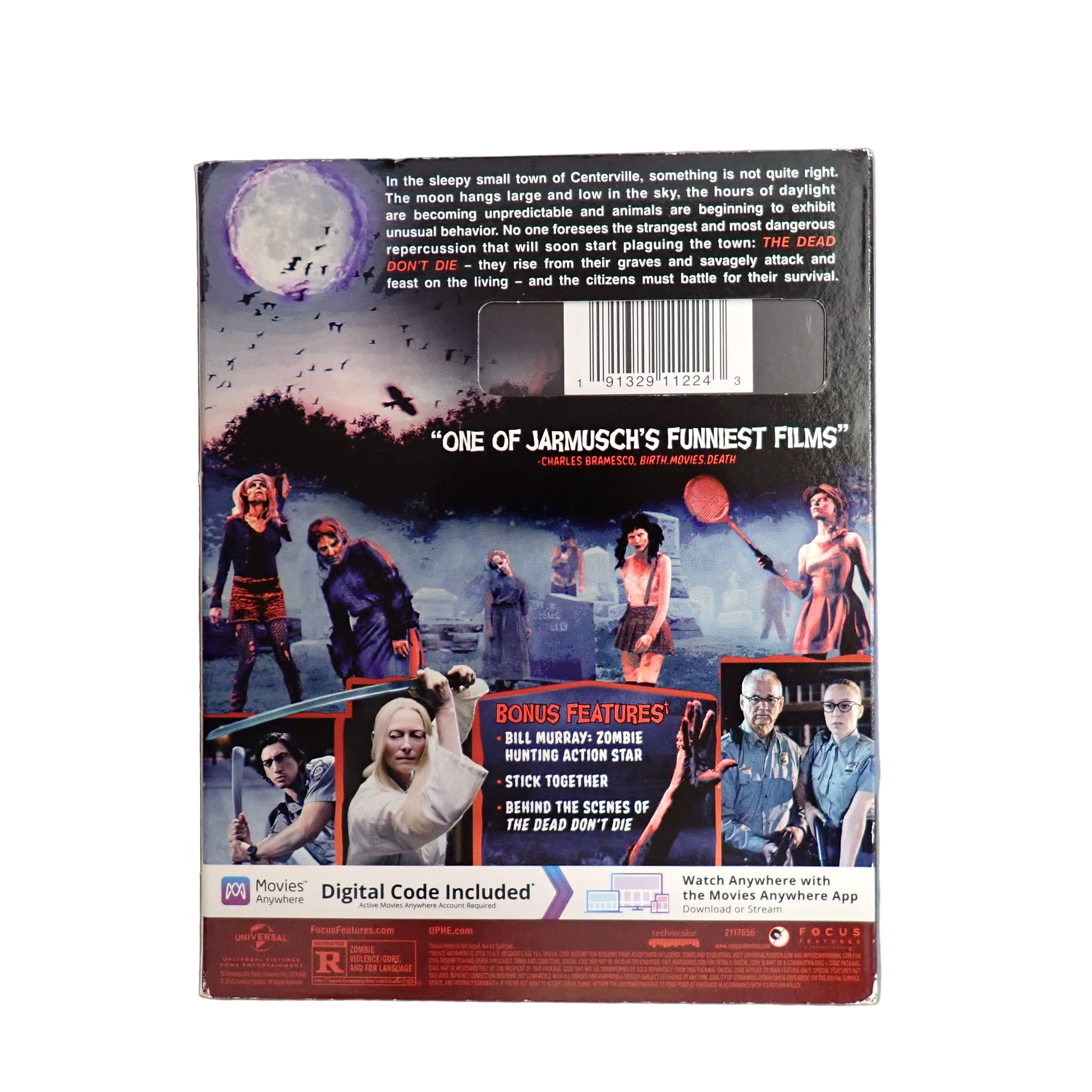The Dead Don't Die (Blu-ray, 2019) With Slipcover (Pre-owned)