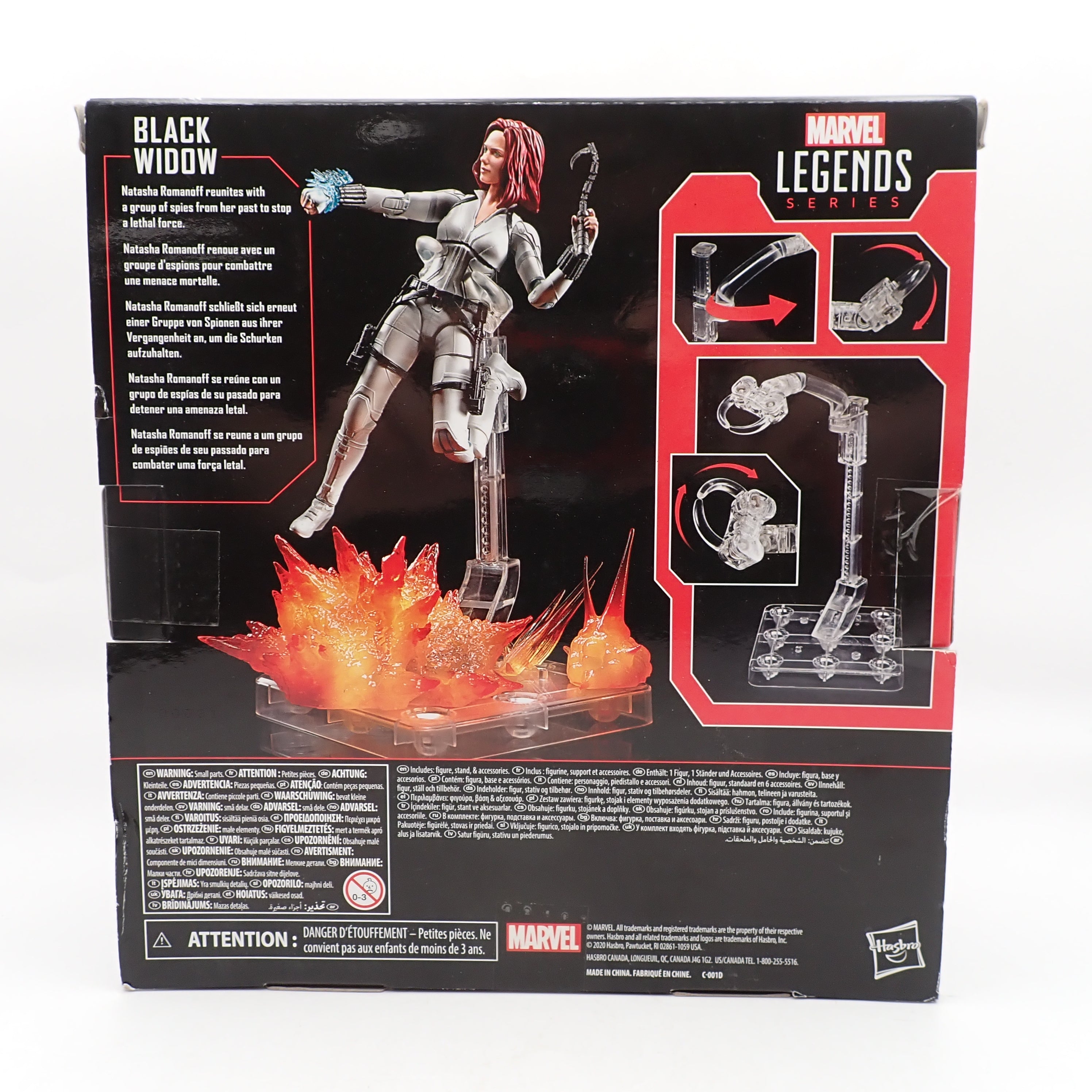Black Widow (Deluxe White Snow Suit) - Marvel Legends Figure