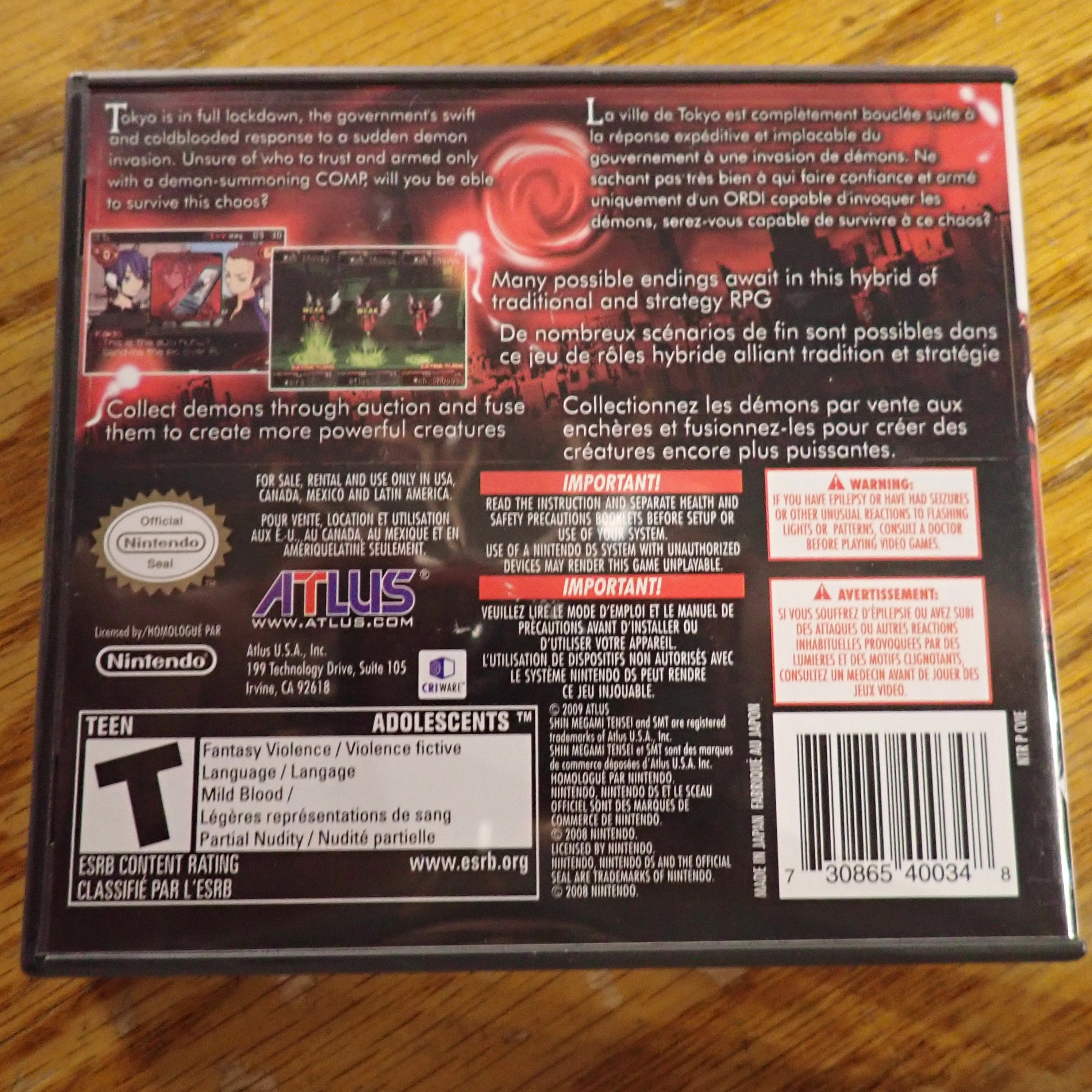 Shin Megami Tensei: Devil Survivor - DS