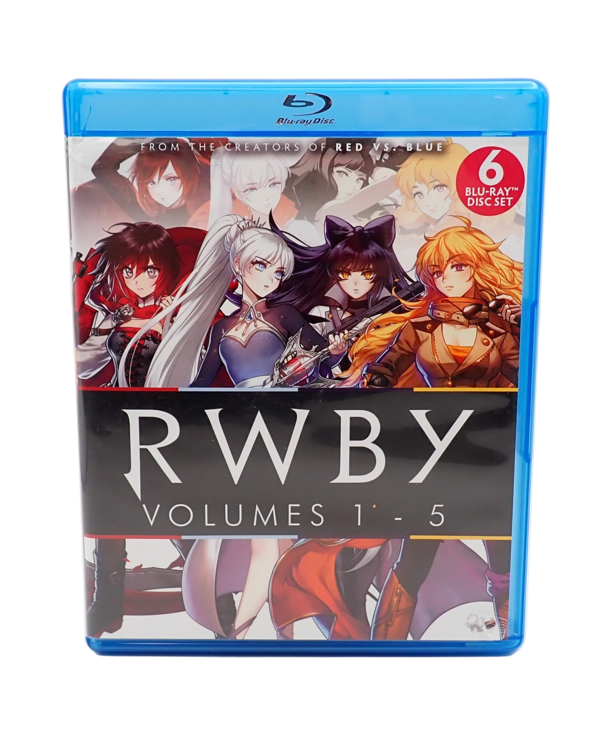 RWBY Volumes 1-5 - Blu-ray