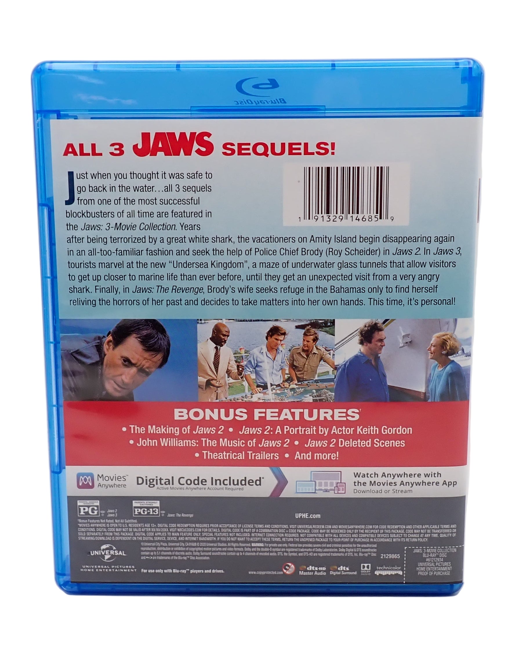 Jaws 3-Movies Collection - Blu-ray