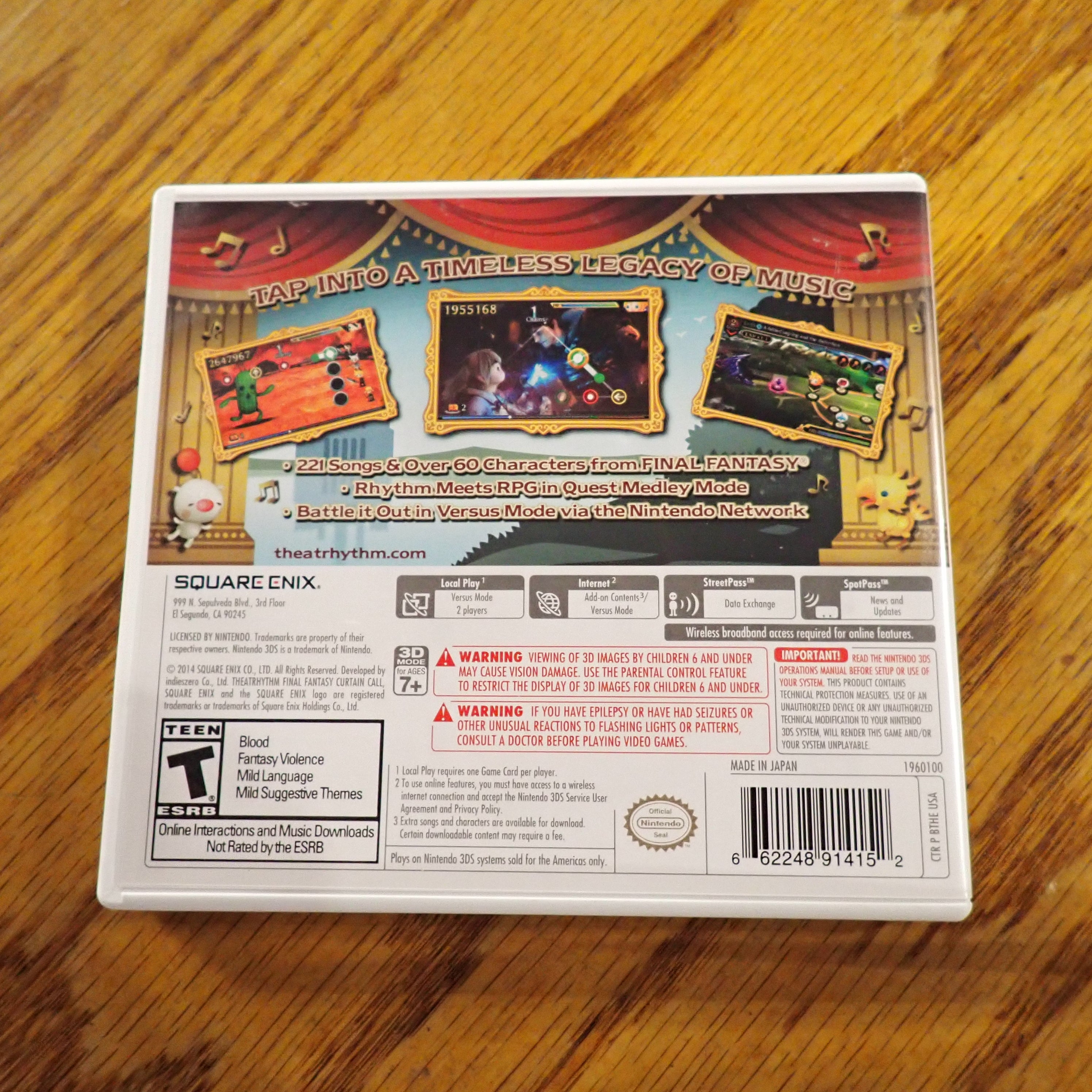 Theatrhythm Final Fantasy Curtain Call - 3DS