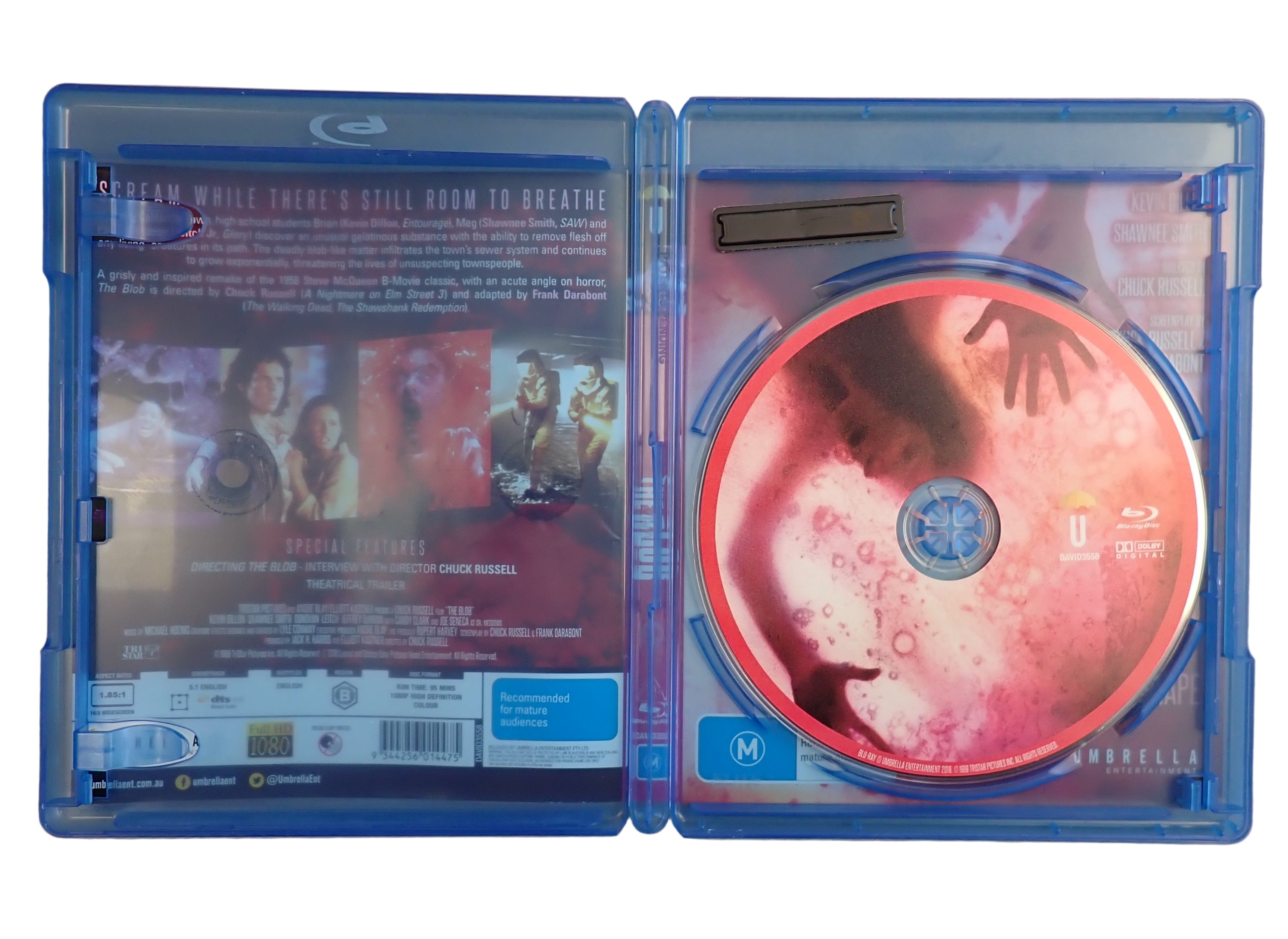 The Blob (IMPORT Region B Blu-ray) 1988 - Umbrella Release (Pre-owned)