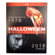 Halloween 2-Movie Collection 1978 & 2018 Bluray Michael Myers w/ slipcover (Pre-owned)