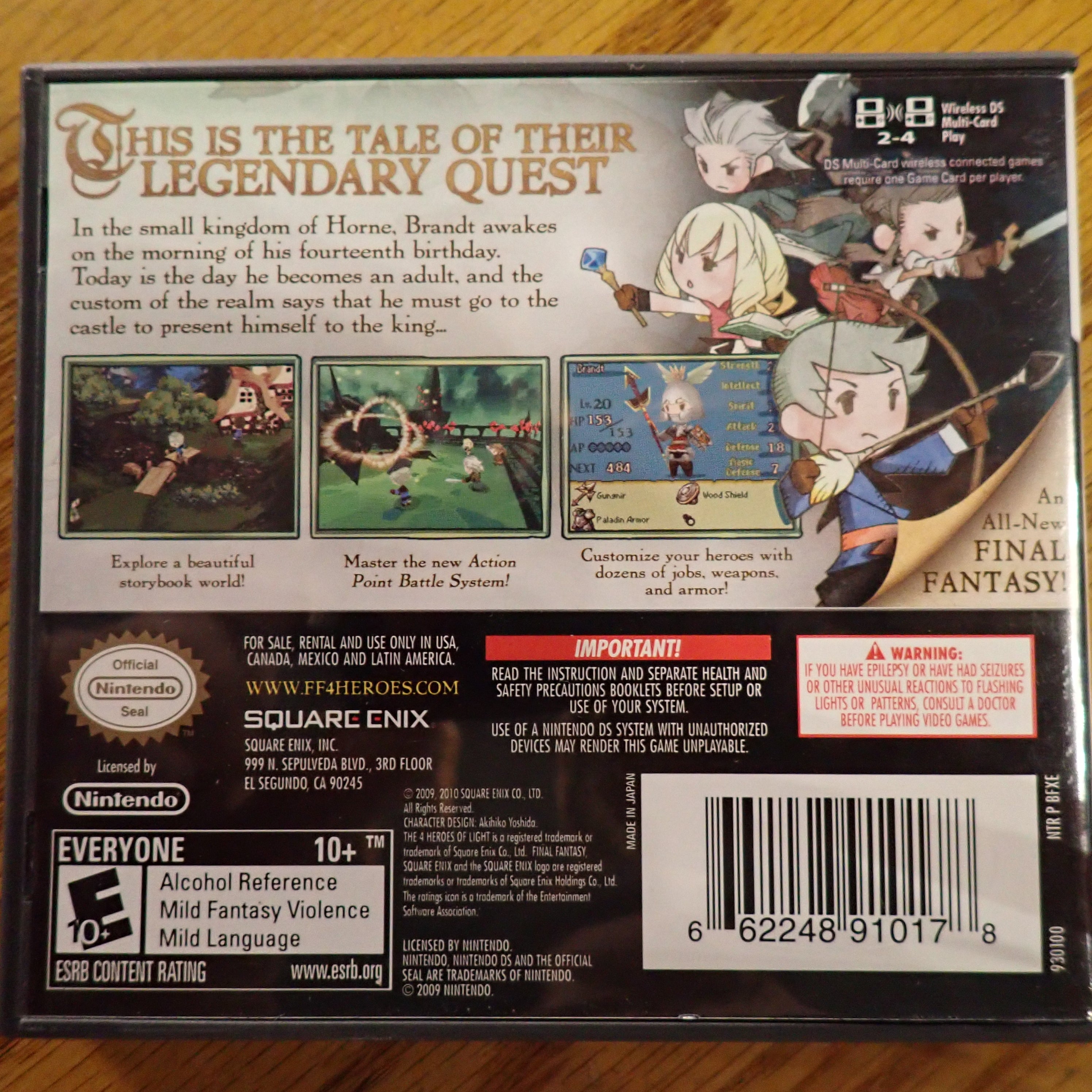 Final Fantasy: The 4 Heroes of Light - DS