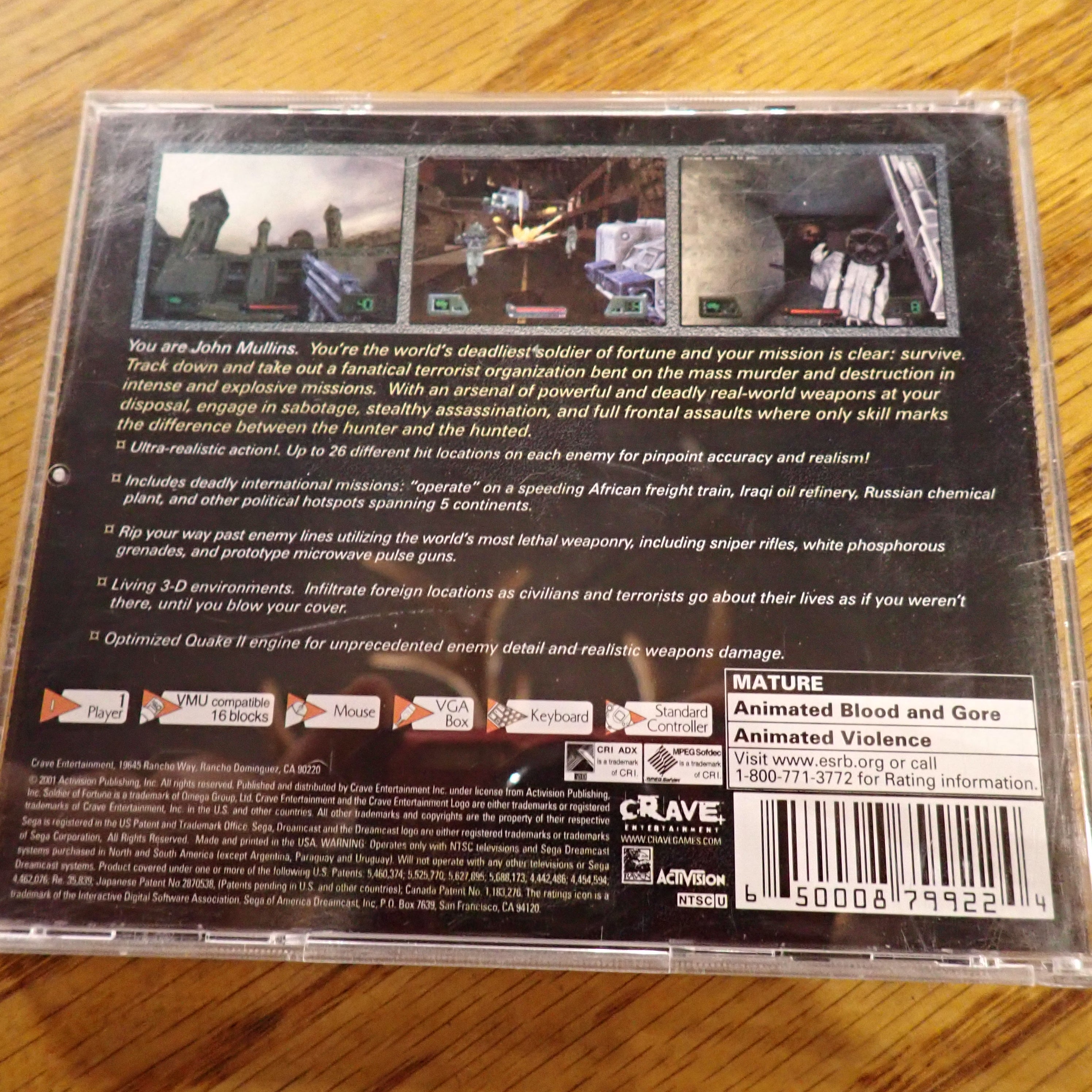 Soldier of Fortune - Dreamcast