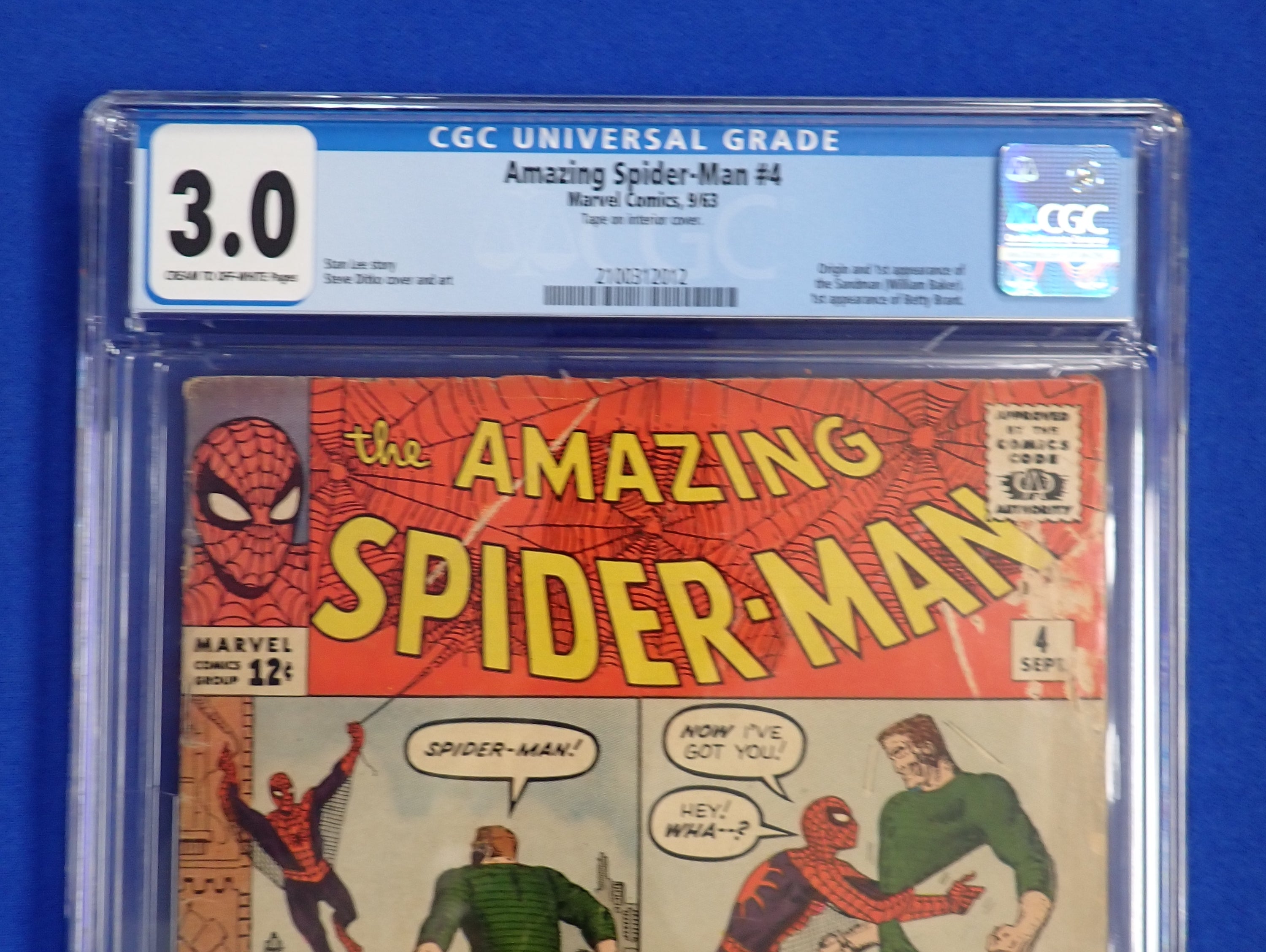 Amazing Spider-Man #4 (1963) - CGC 3.0 - 1st Sandman