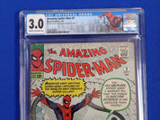 Amazing Spider-Man #3 (1963) - CGC 3.0 - Custom Label