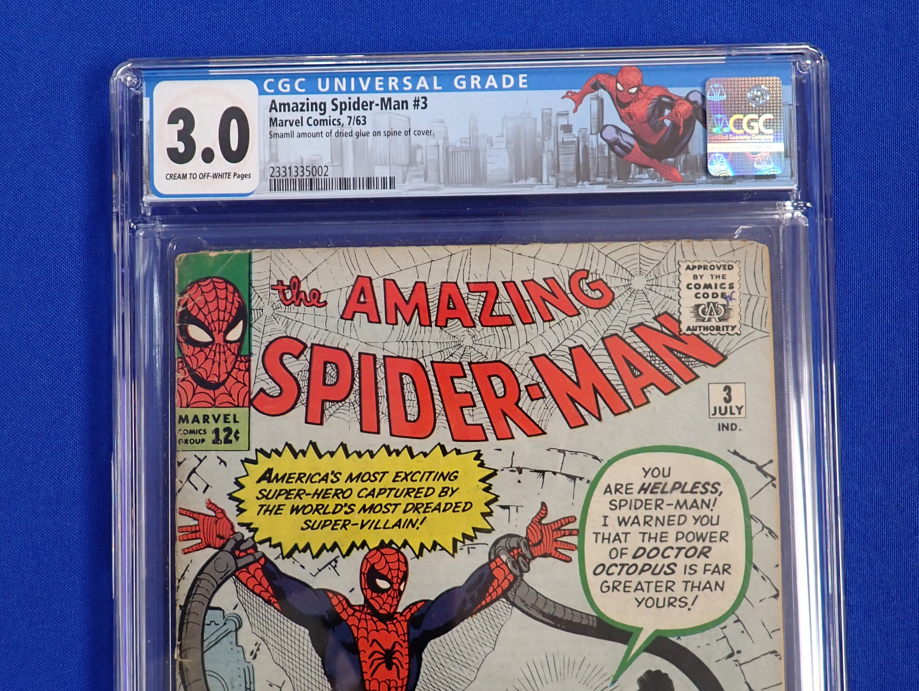 Amazing Spider-Man #3 (1963) - CGC 3.0 - Custom Label