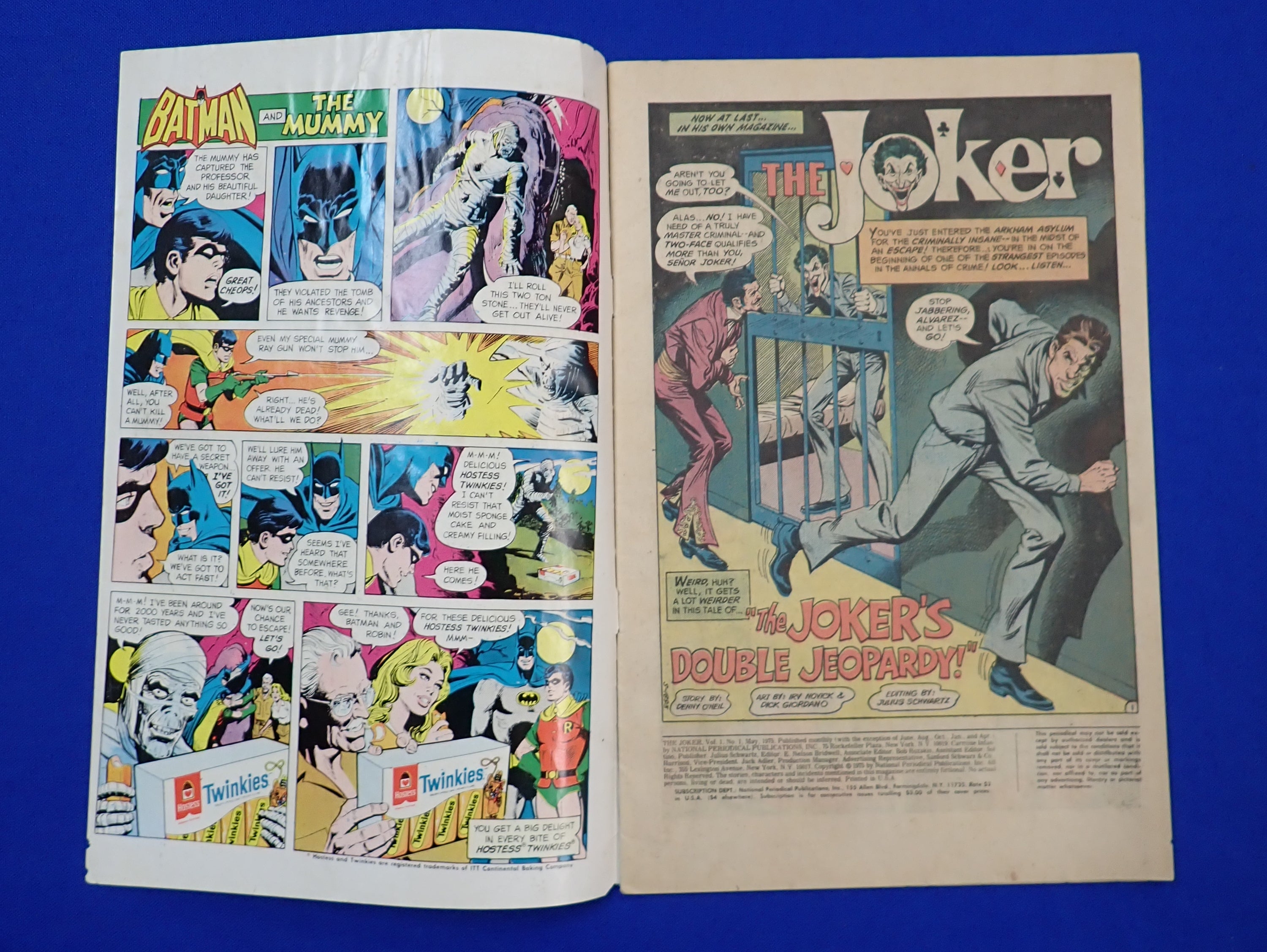 Joker #1 (1975) - GD/VG (3.0) - 1st Solo Series
