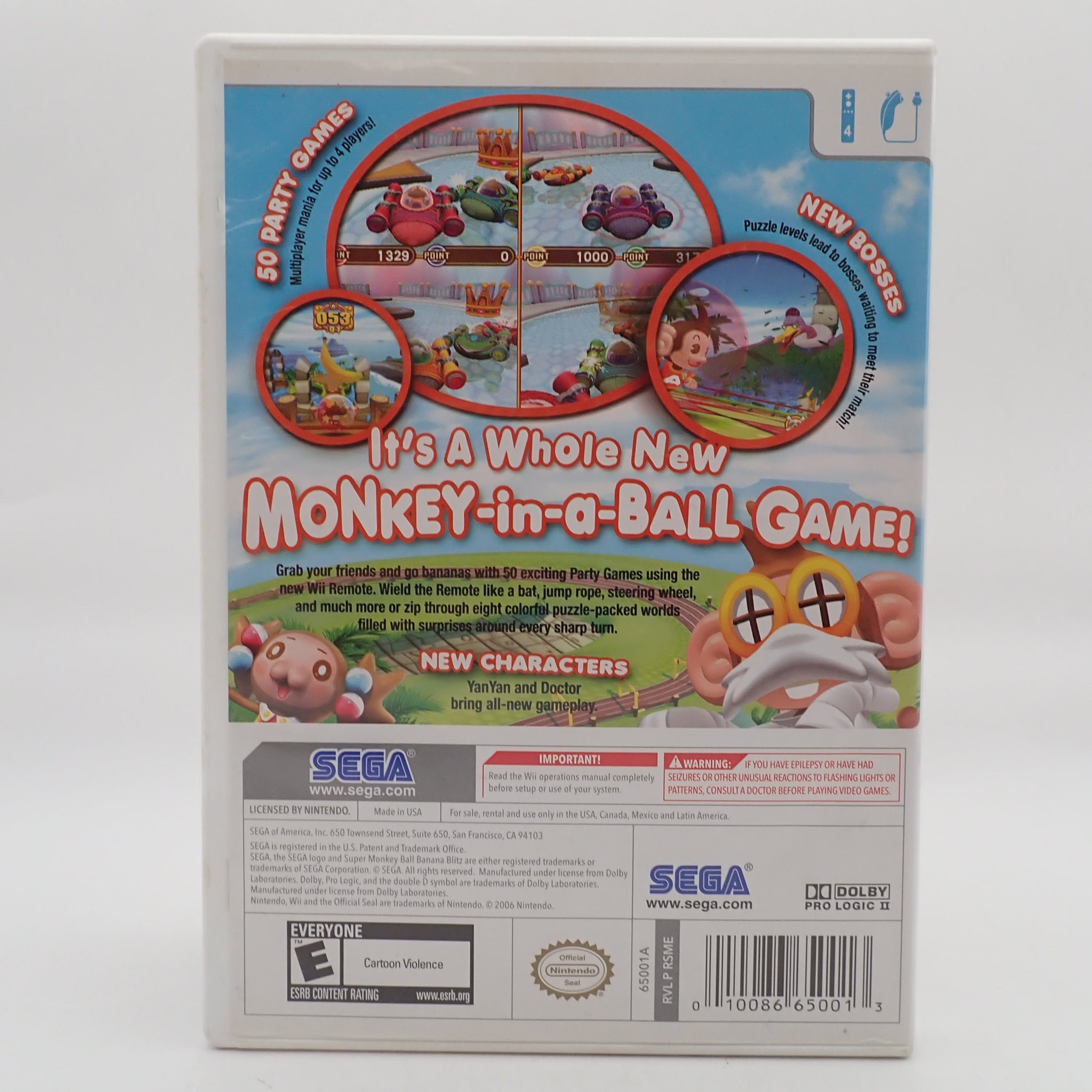 Super Monkey Ball Banana Blitz - Wii