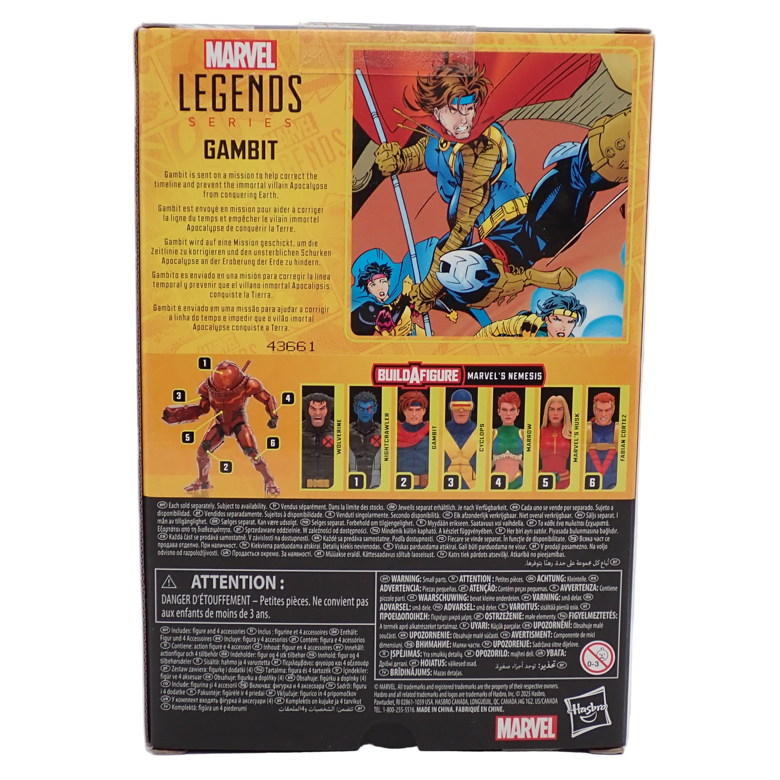 Gambit: X-Men - Marvel Legends (Build-A-Figure)