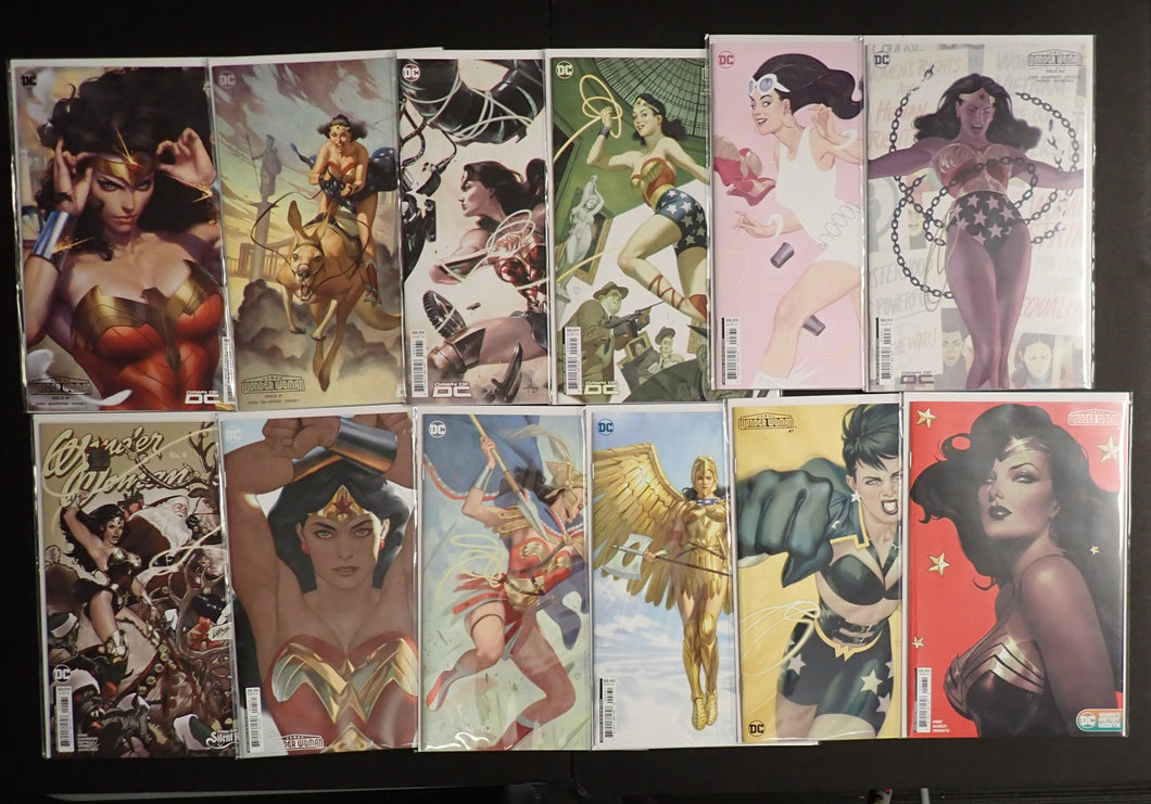 Wonder Woman 1-8 Variant Set +Extras