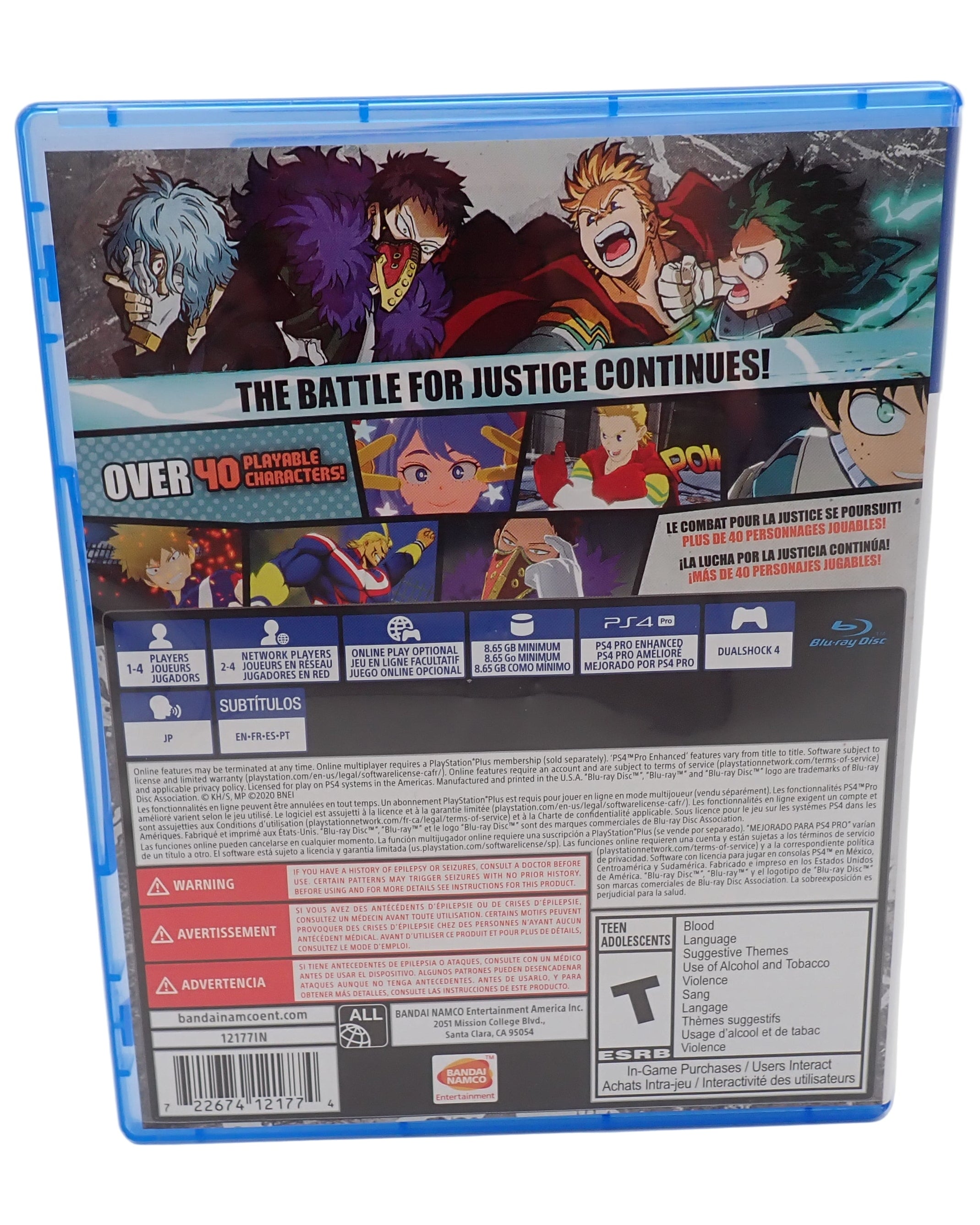 My Hero One's Justice 2 - PS4