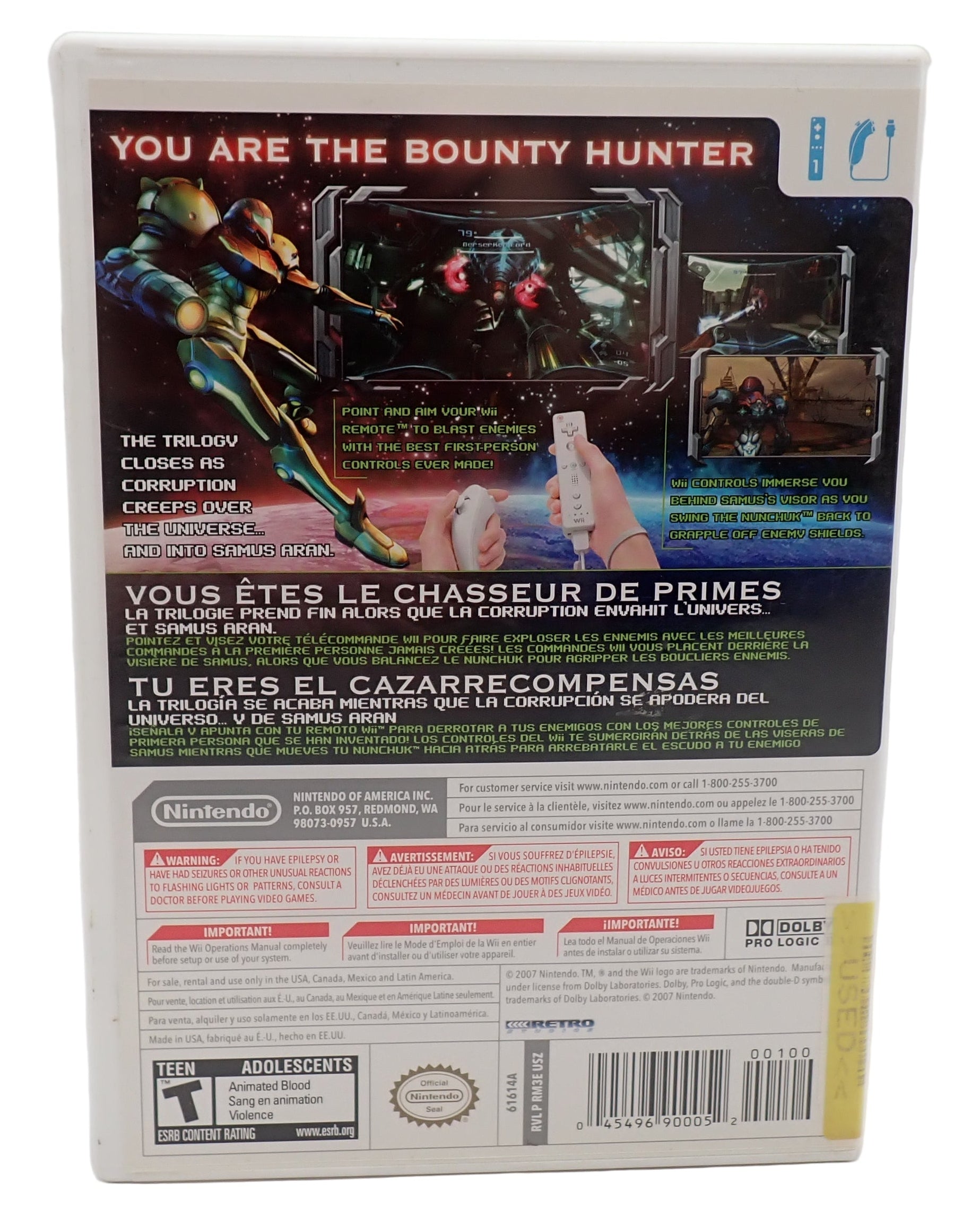 Metroid Prime 3 Corruption - Wii