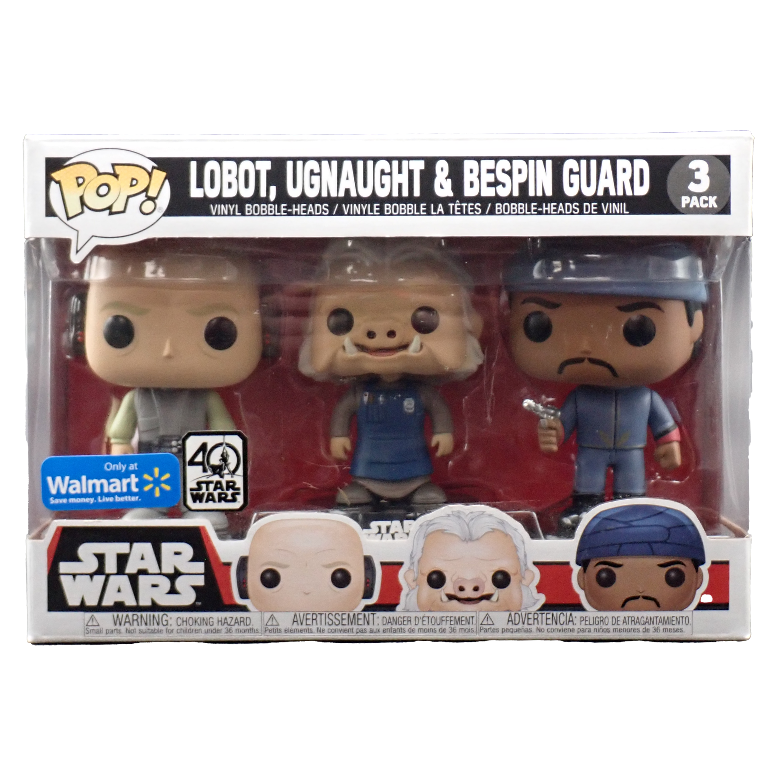 Lobot, Ugnaught & Bespin Guard - POP! 3-Pack