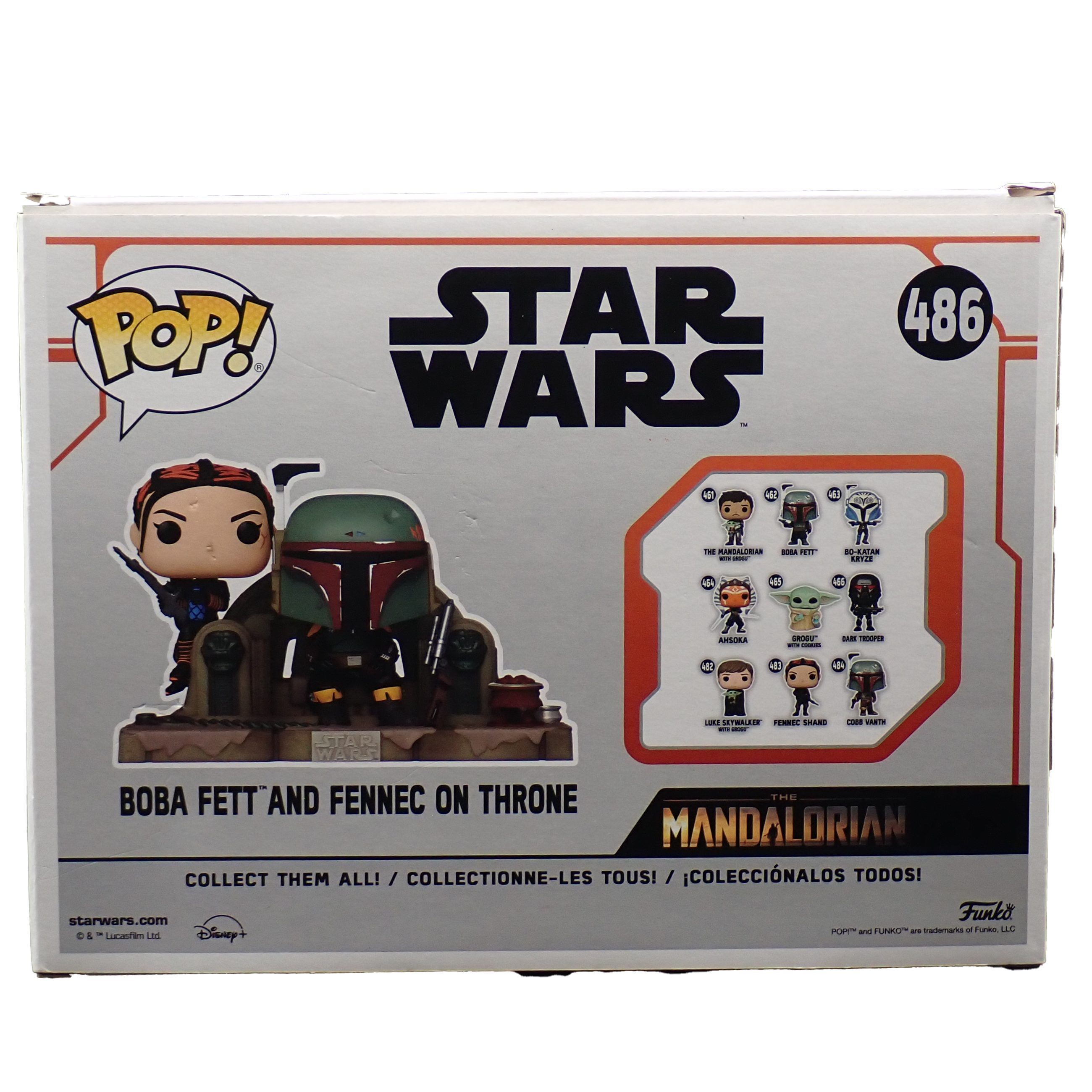 Boba Fett and Fennec on Throne - POP! #486