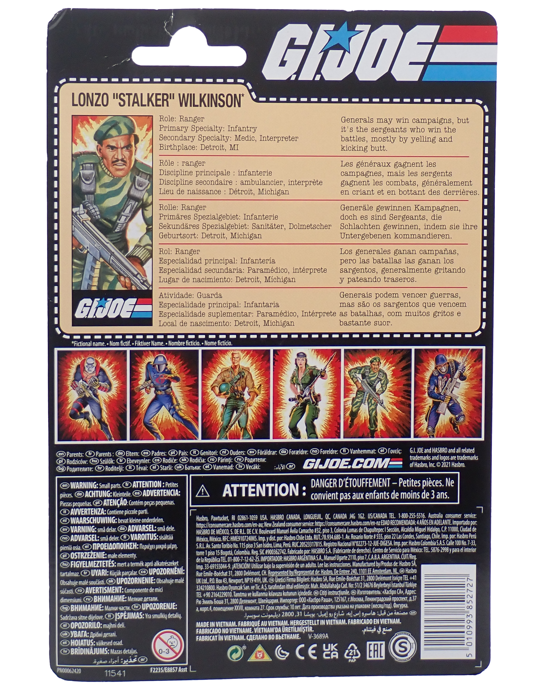 Lonzo Stalker Wilkinson (2021) - Retro G.I.Joe Figure