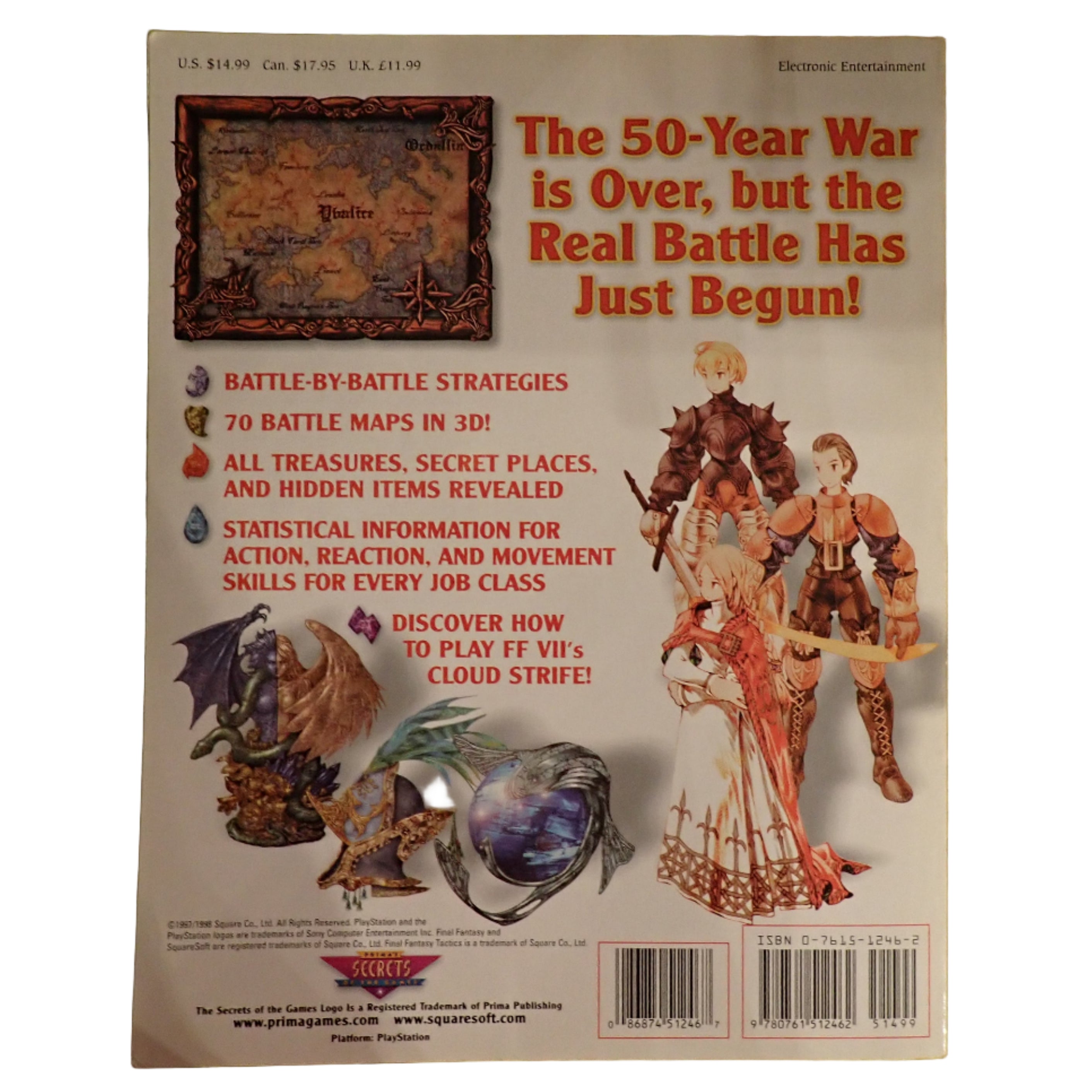 Final Fantasy Tactics Prima's Official Strategy Guide