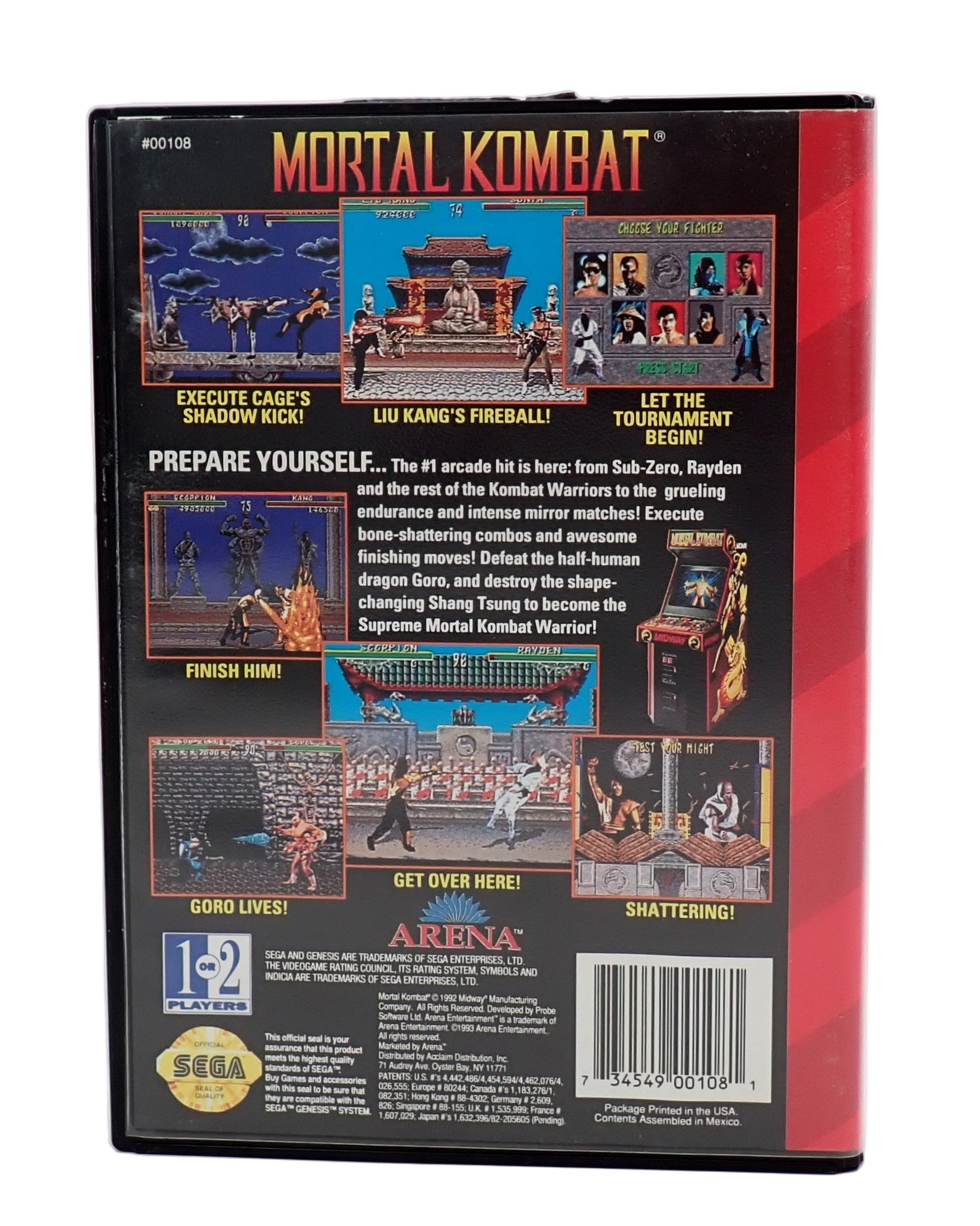 Mortal Kombat - Genesis