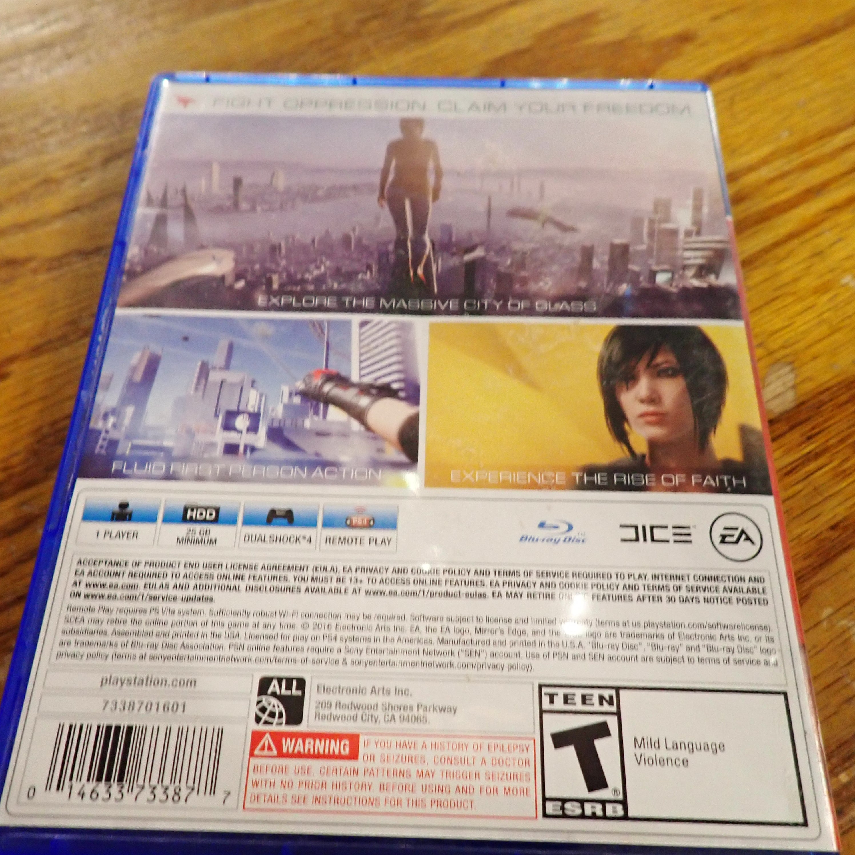 Mirror's Edge Catalyst - PS4