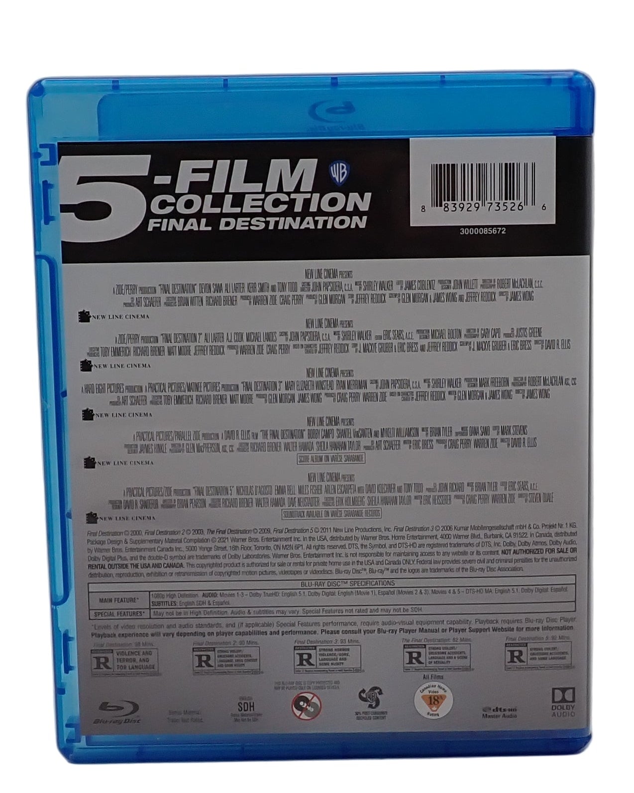 Final Destination 5-Film Collection - Blu-ray