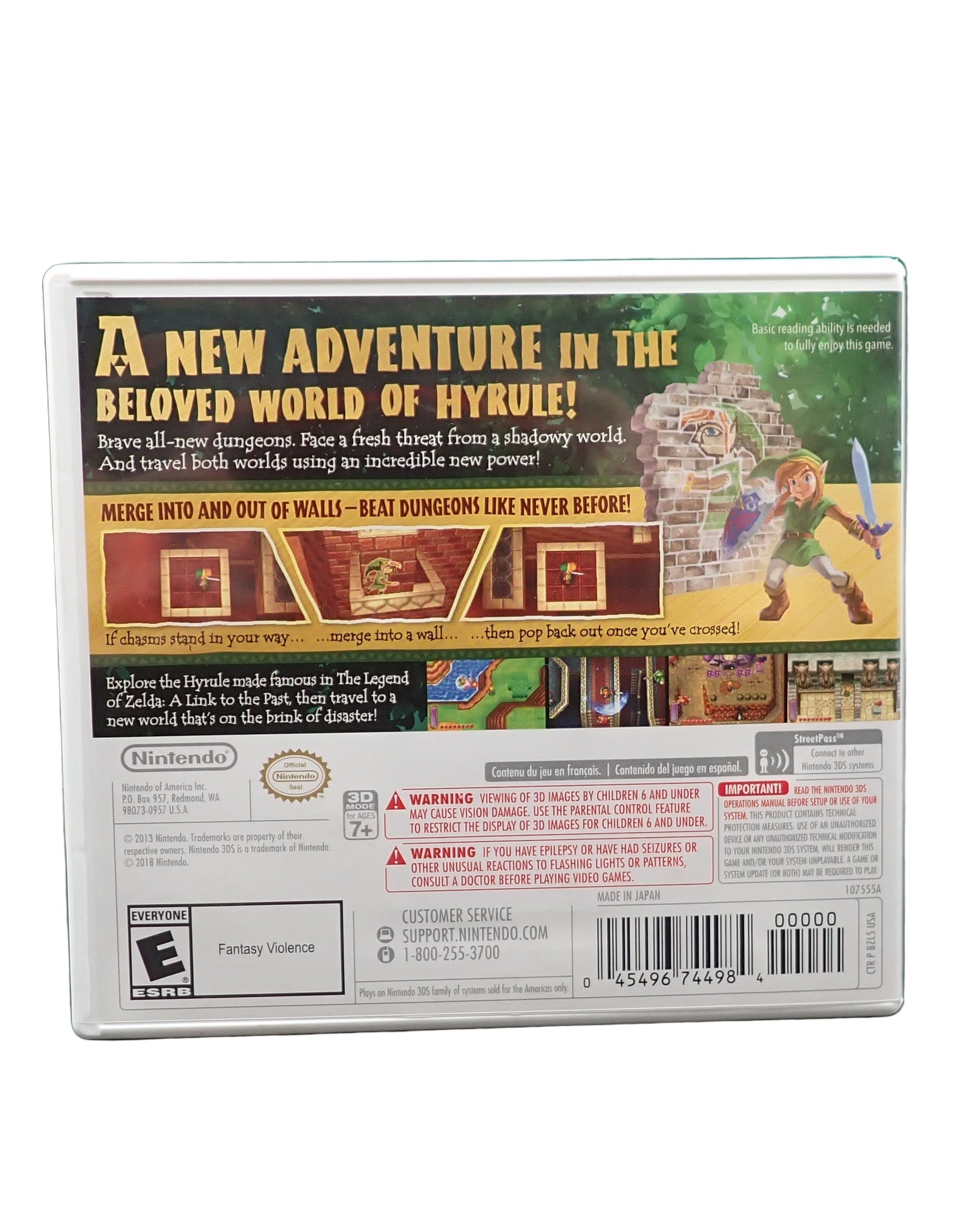 The Legend of Zelda A Link Between Worlds - 3DS