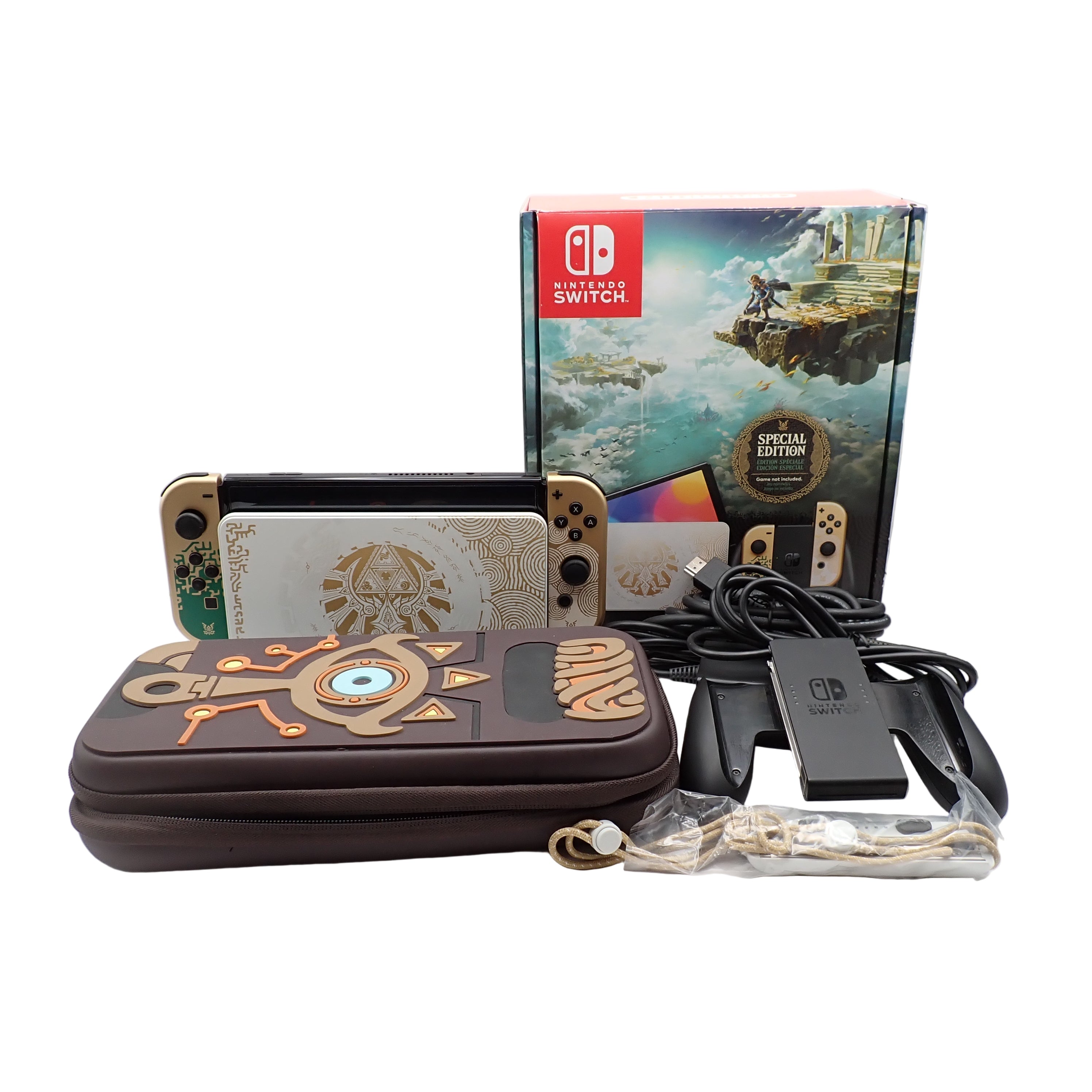 Nintendo Switch OLED - The Legend of Zelda Tears of the Kingdom Edition with Case