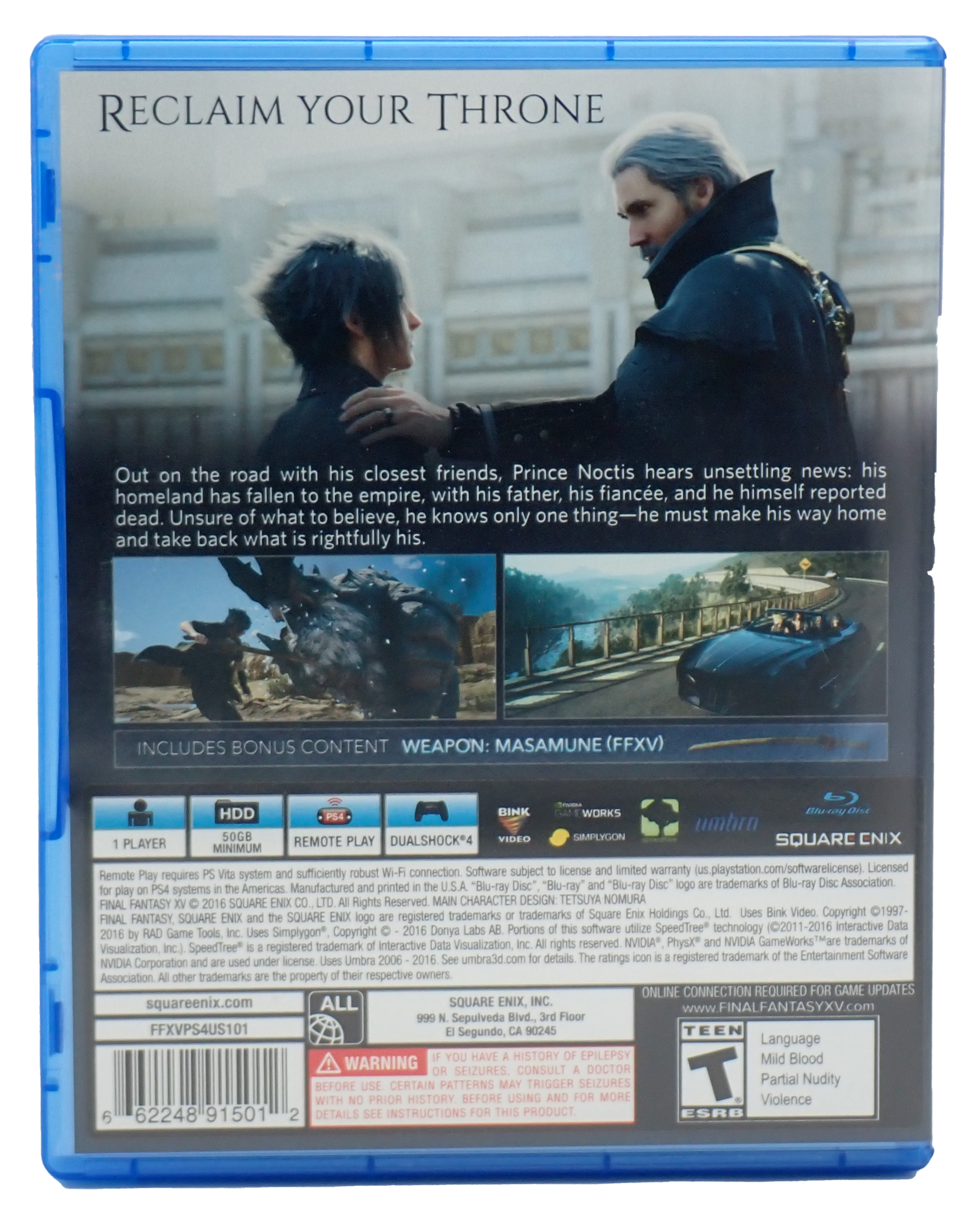 Final Fantasy XV [Day One Edition] - PS4
