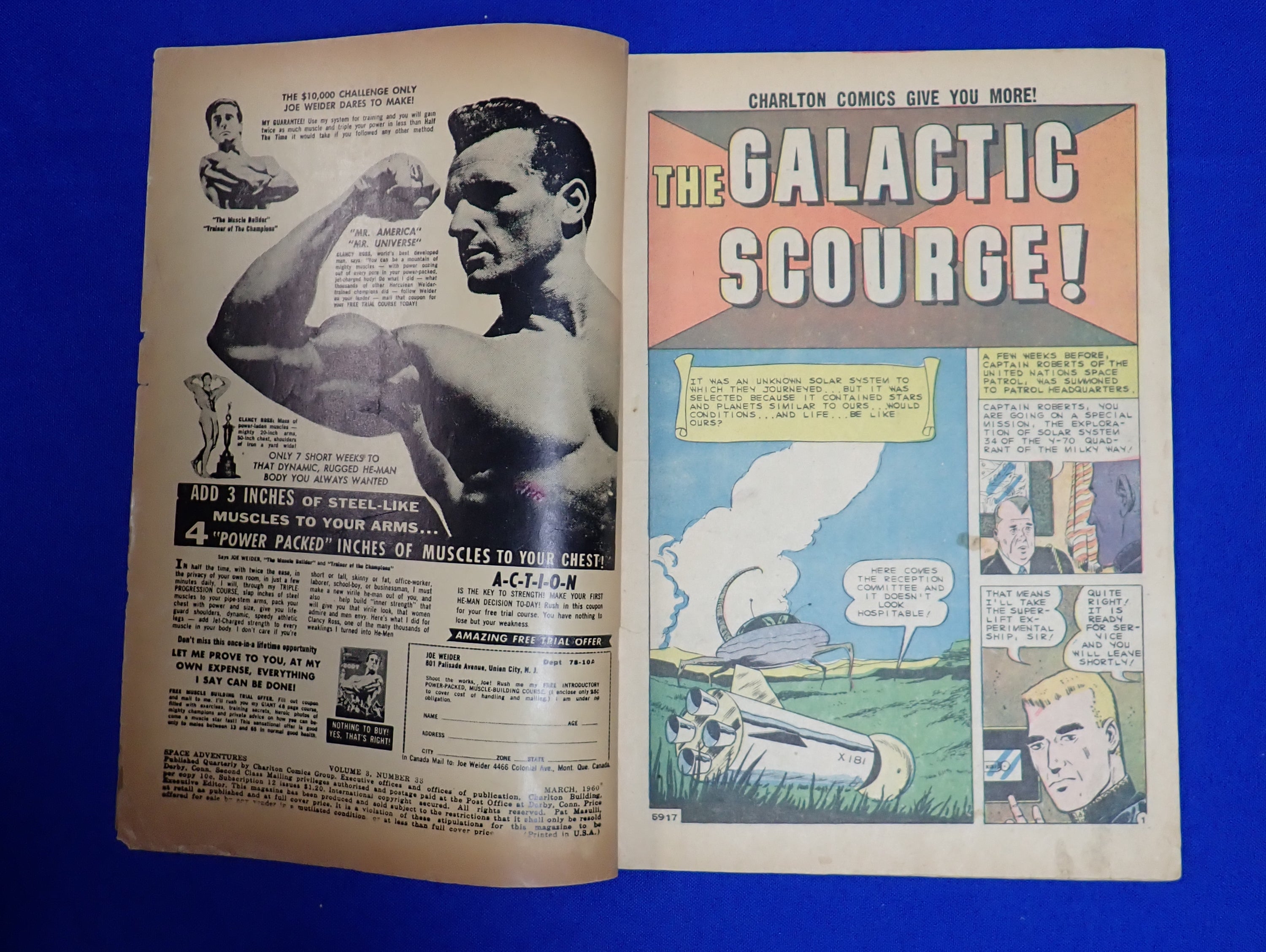 Space Adventures #33 (1952) - GD/VG (3.0) - 1st Captain Atom