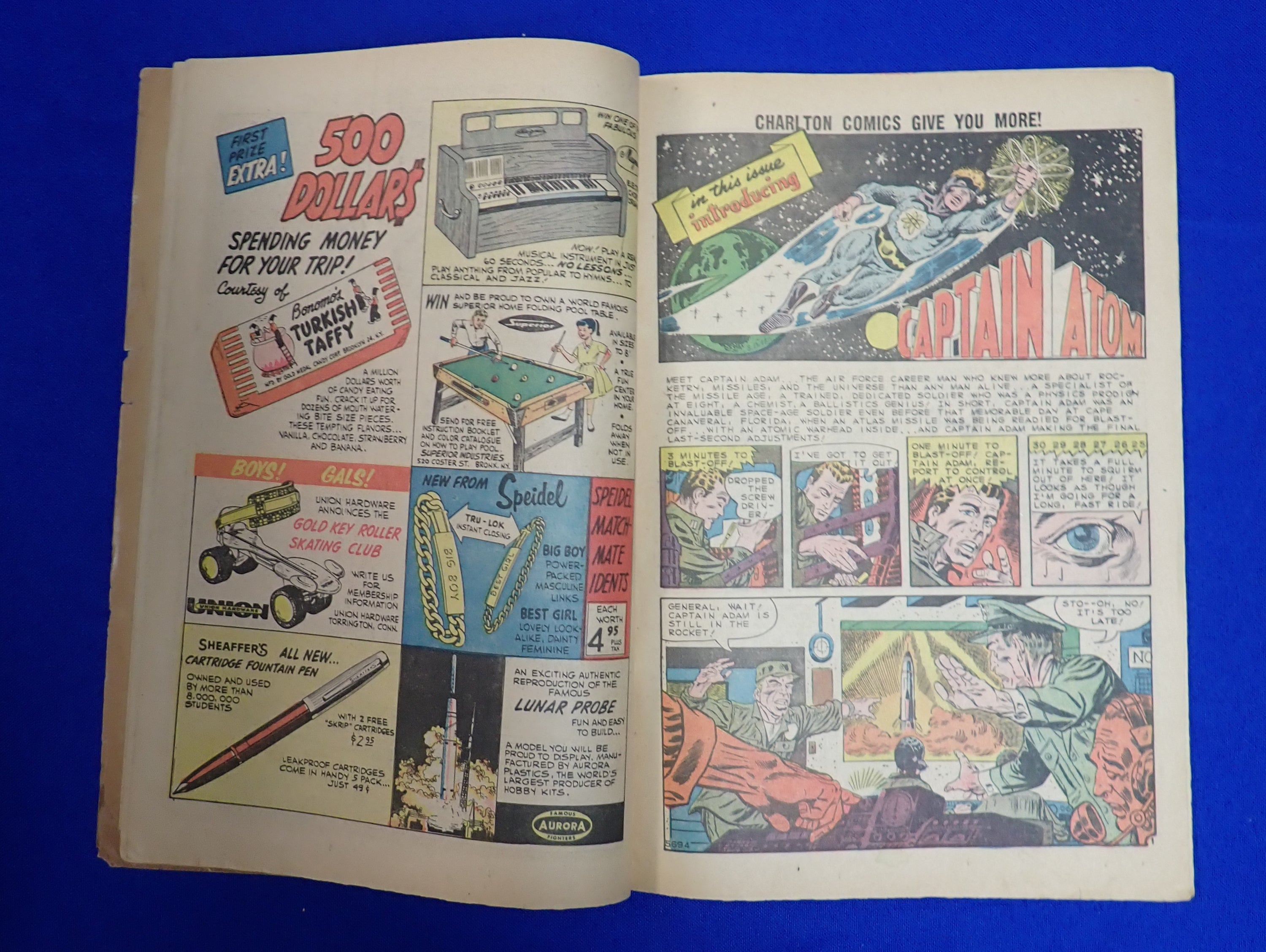 Space Adventures #33 (1952) - GD/VG (3.0) - 1st Captain Atom