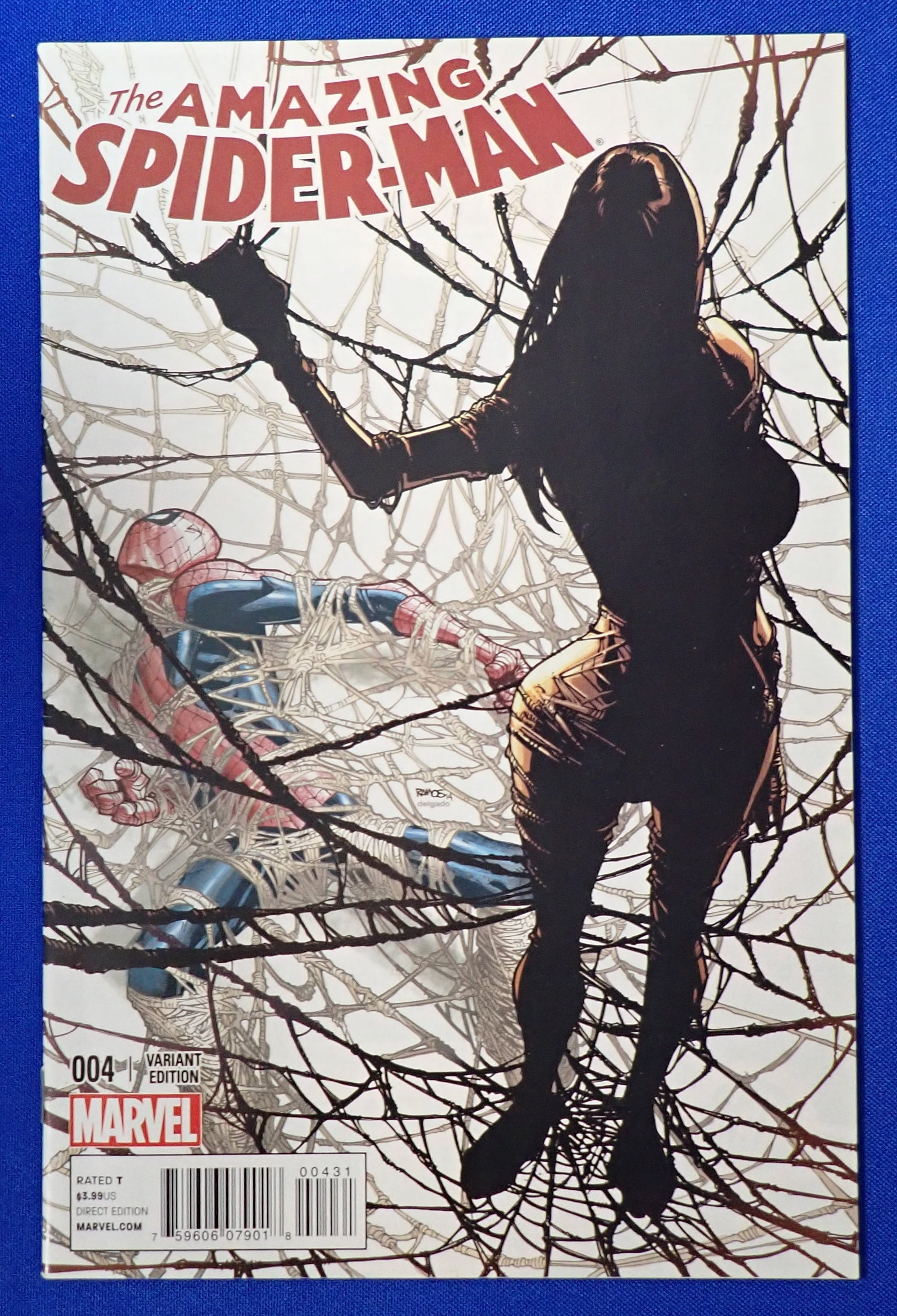 Amazing Spider-Man #4 (2014) 1:10 Ramos Variant - NM (9.4) - 1st Silk