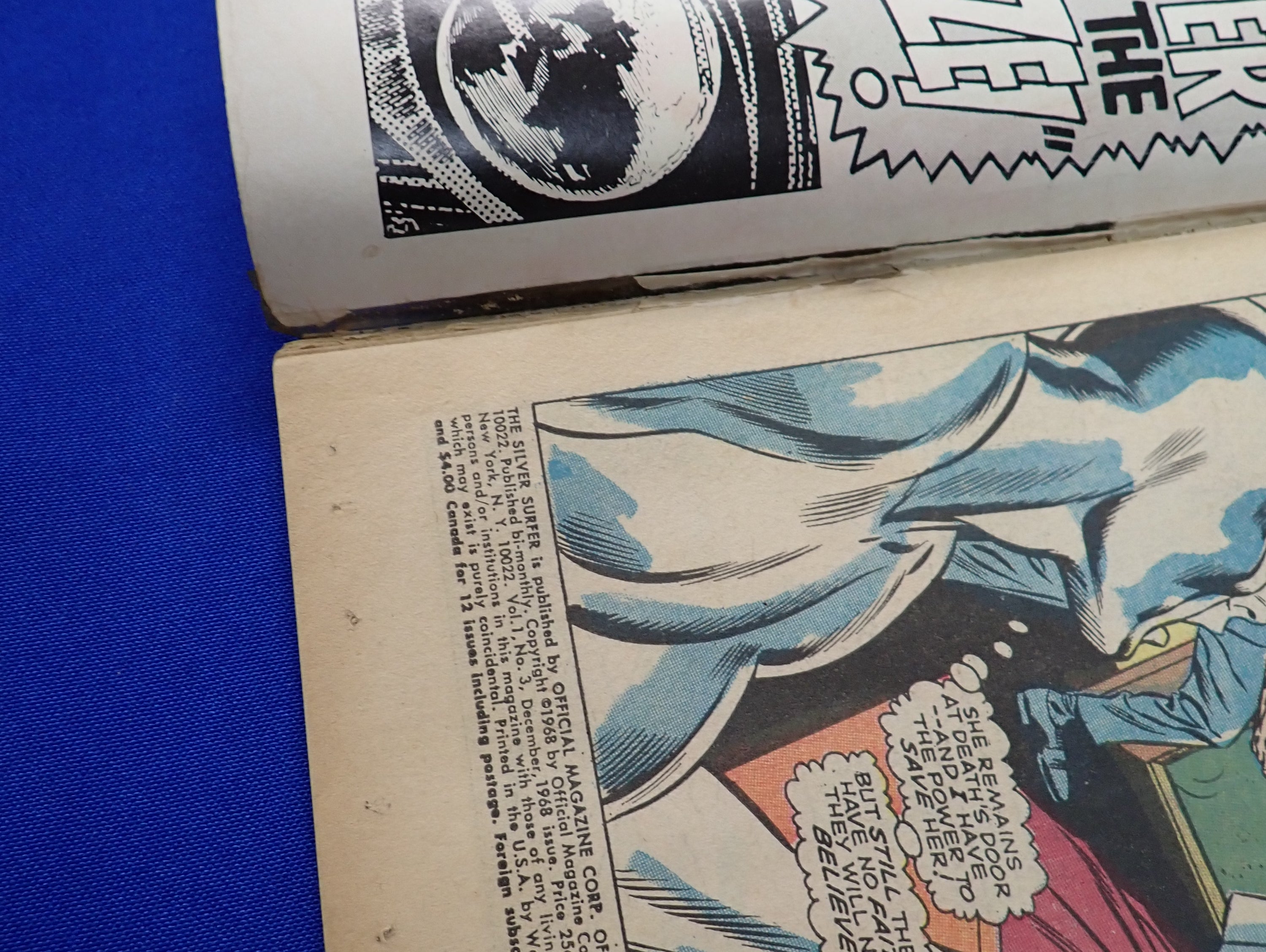 Silver Surfer #3 (1968) - GD+ (2.5) - 1st Mephisto - Tape on spine