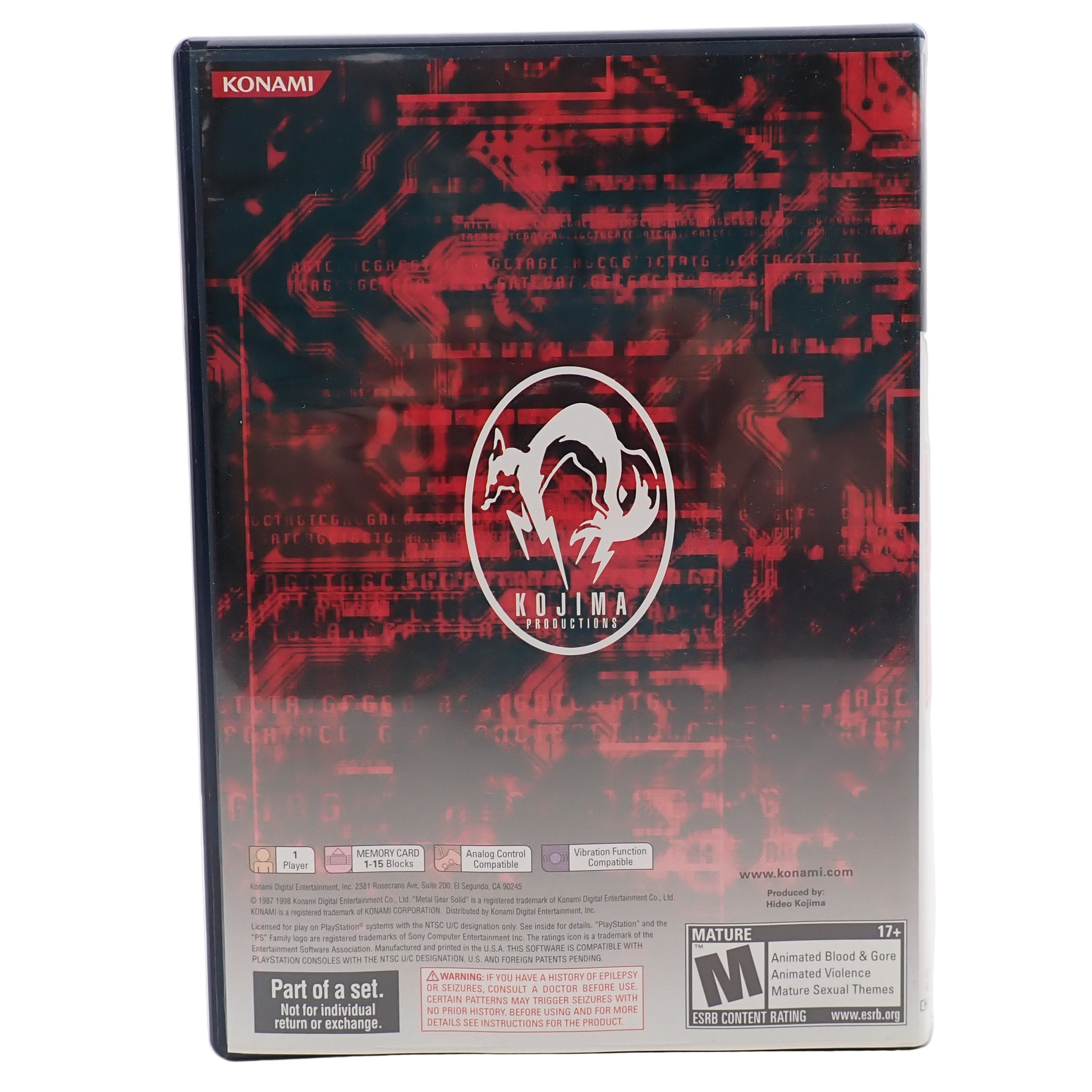 Metal Gear Solid Essential Collection - PS2