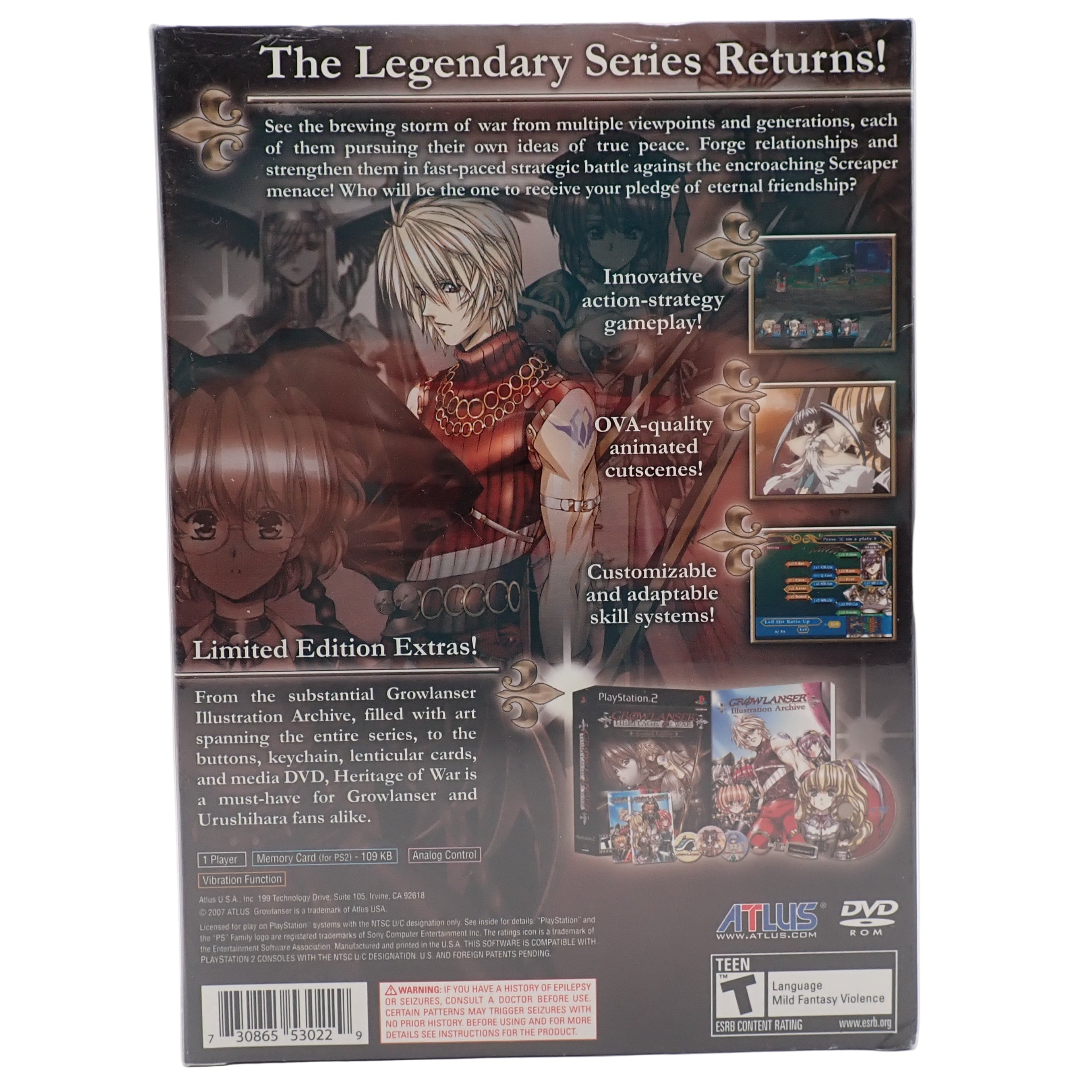 Growlanser Heritage of War [Limited Edition] - PS2