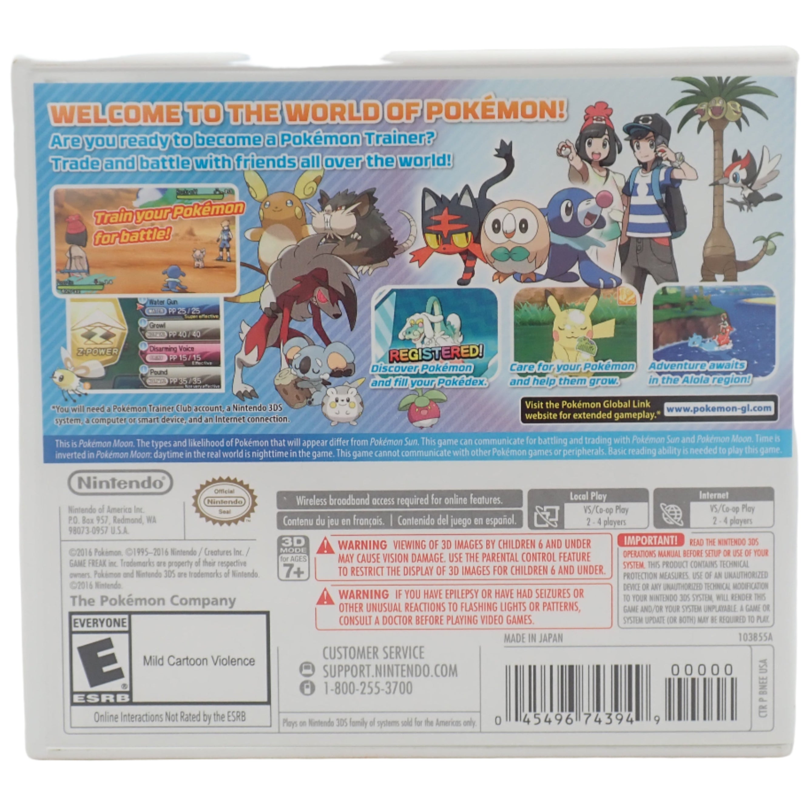 Pokemon Moon - Nintendo 3DS