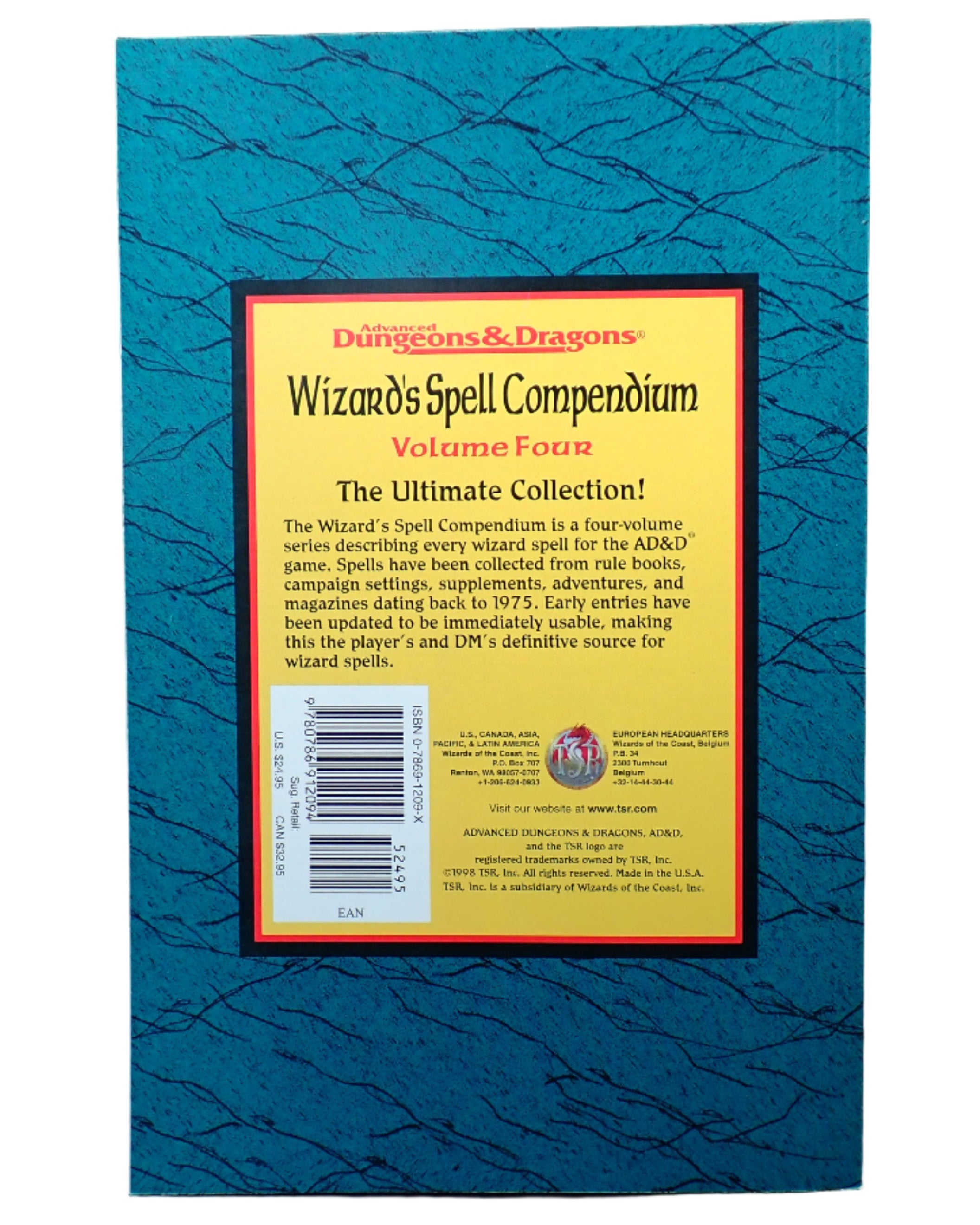 Wizard's Spell Compendium Volume Four - AD&D