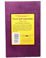 Priest's Spell Compendium Volume Three - AD&D