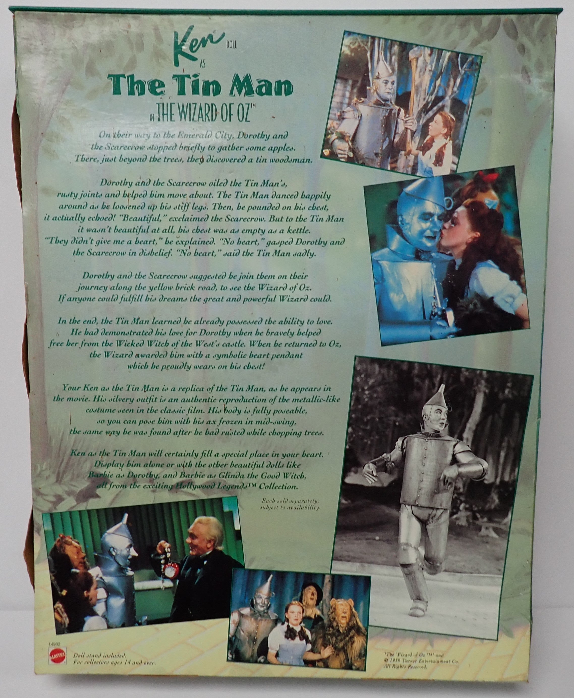 Tin Man Wizard of OZ Collector Edition Mattel